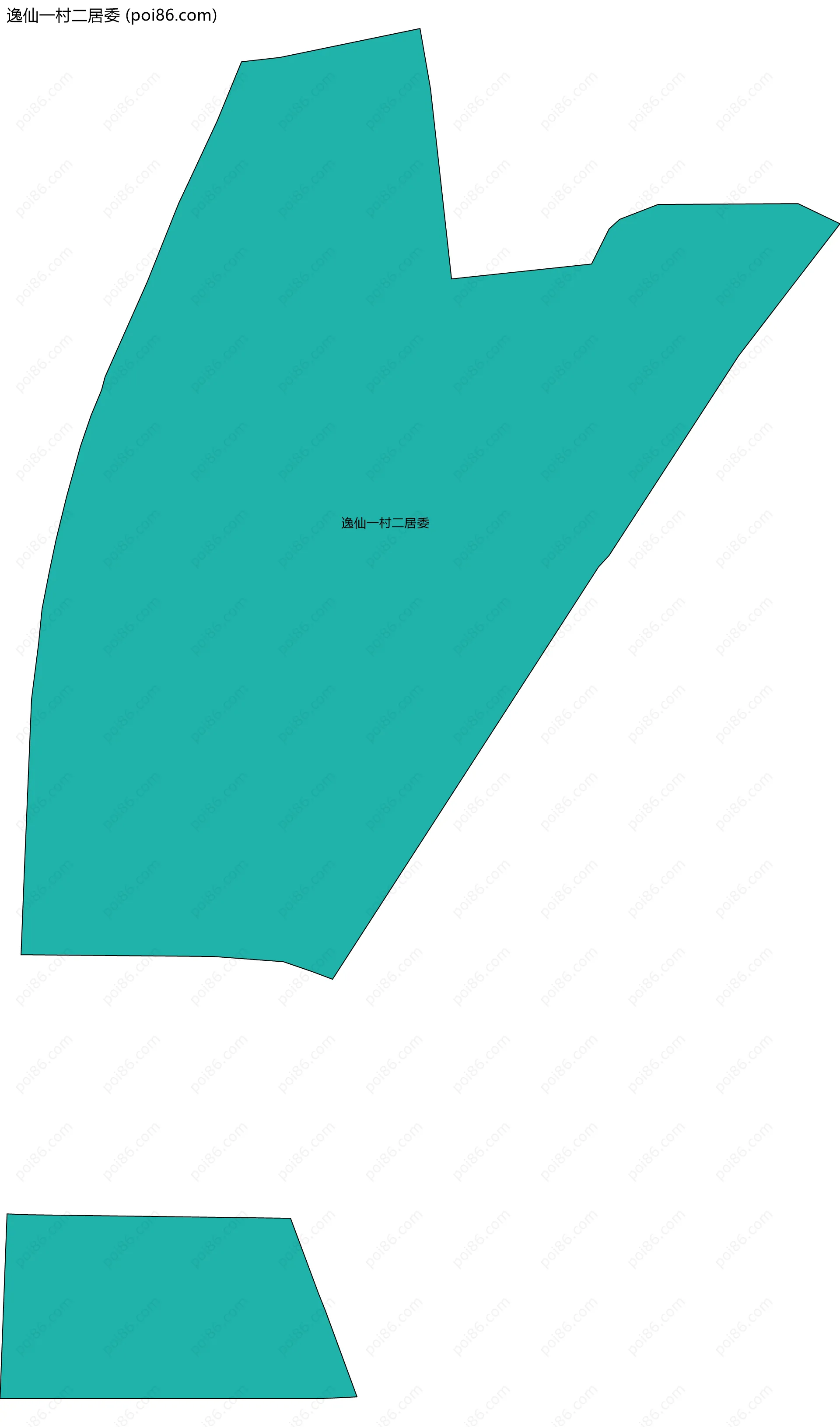 逸仙一村二居委边界地图