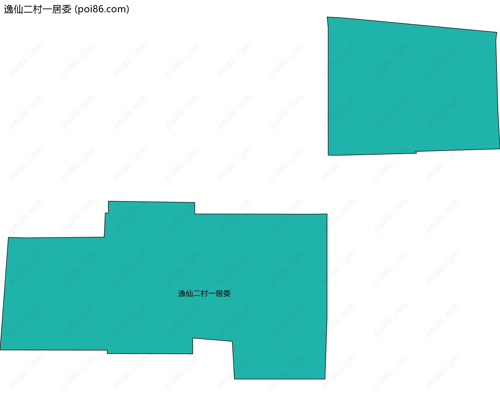 逸仙二村一居委边界地图