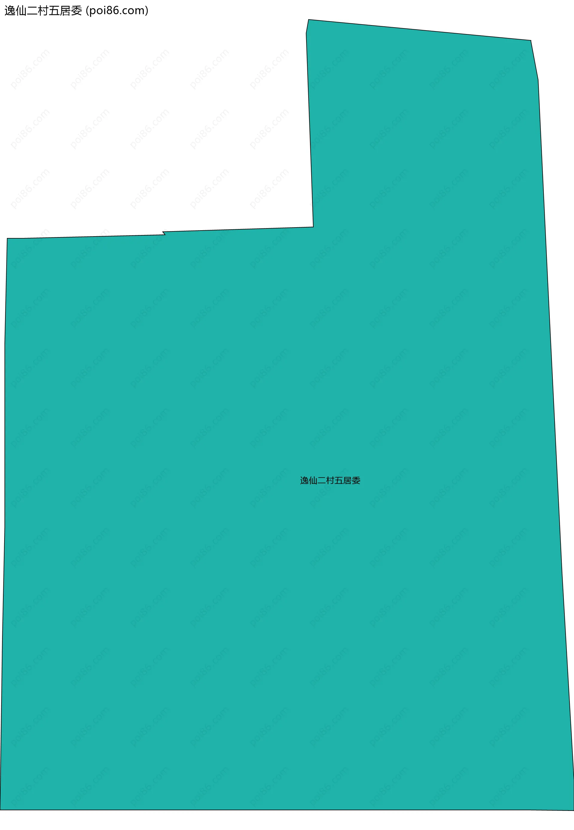 逸仙二村五居委边界地图