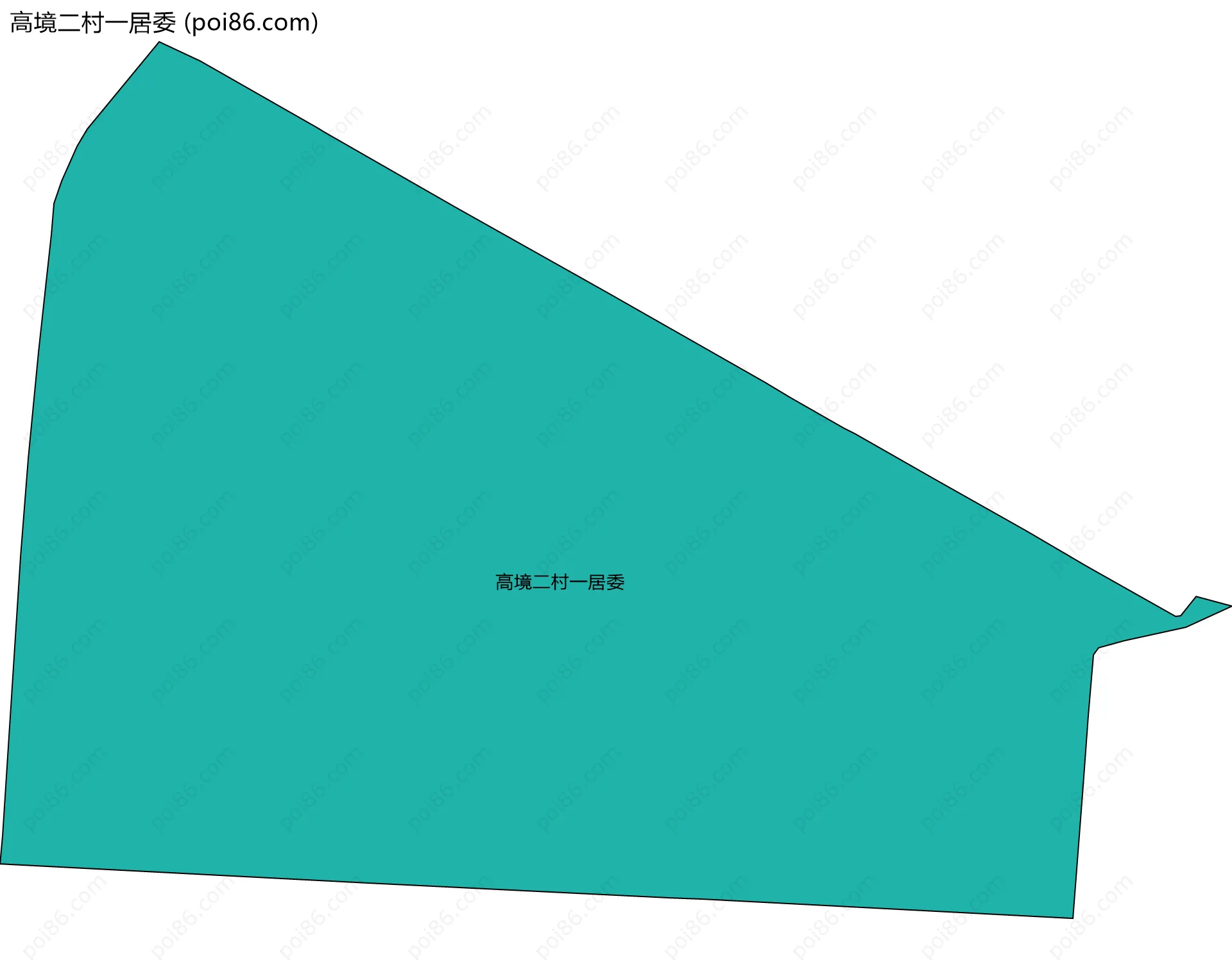 高境二村一居委边界地图