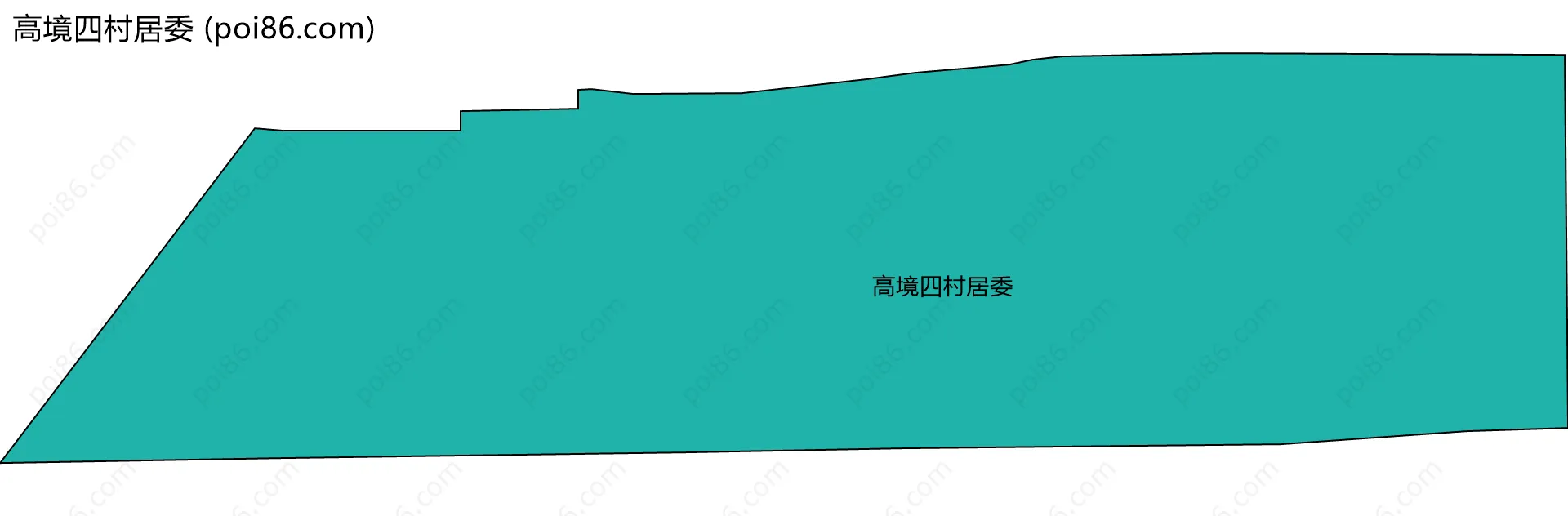 高境四村居委边界地图