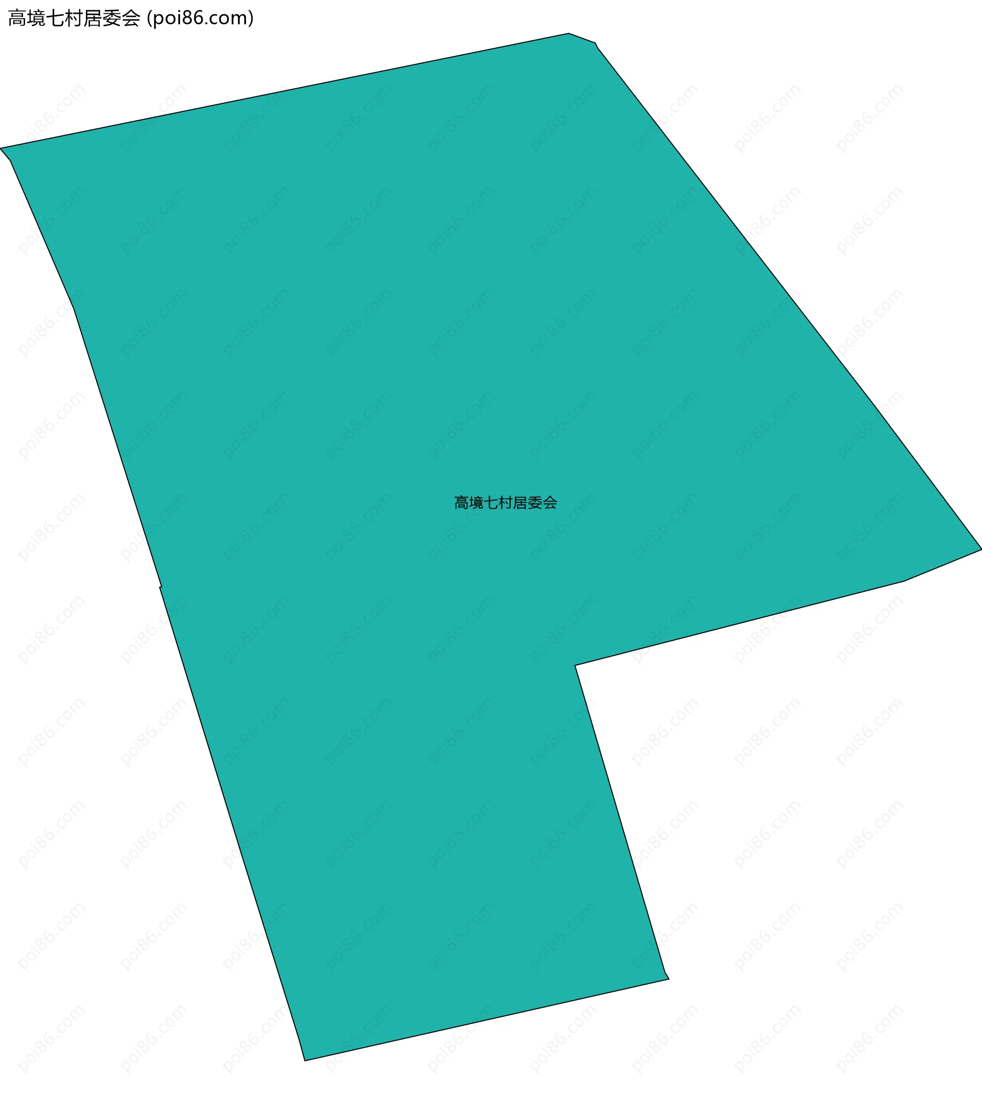 高境七村居委会边界地图