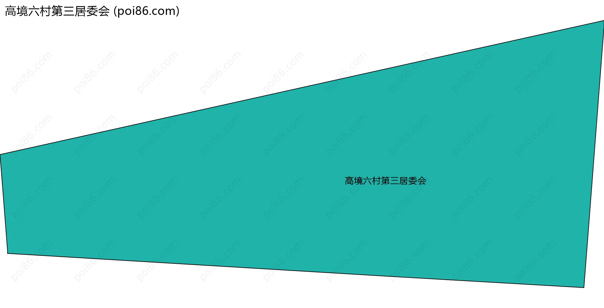 高境六村第三居委会边界地图