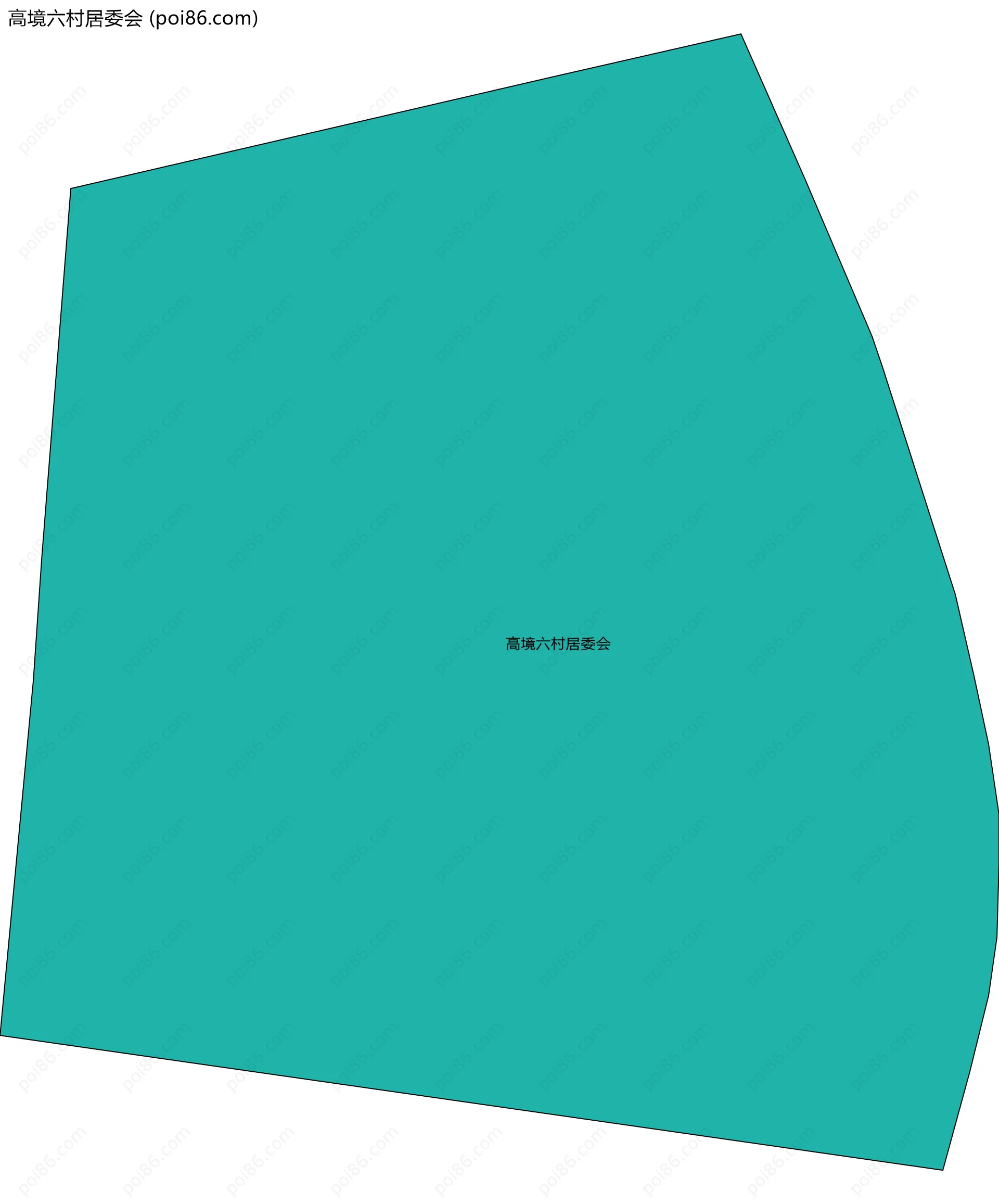 高境六村居委会边界地图