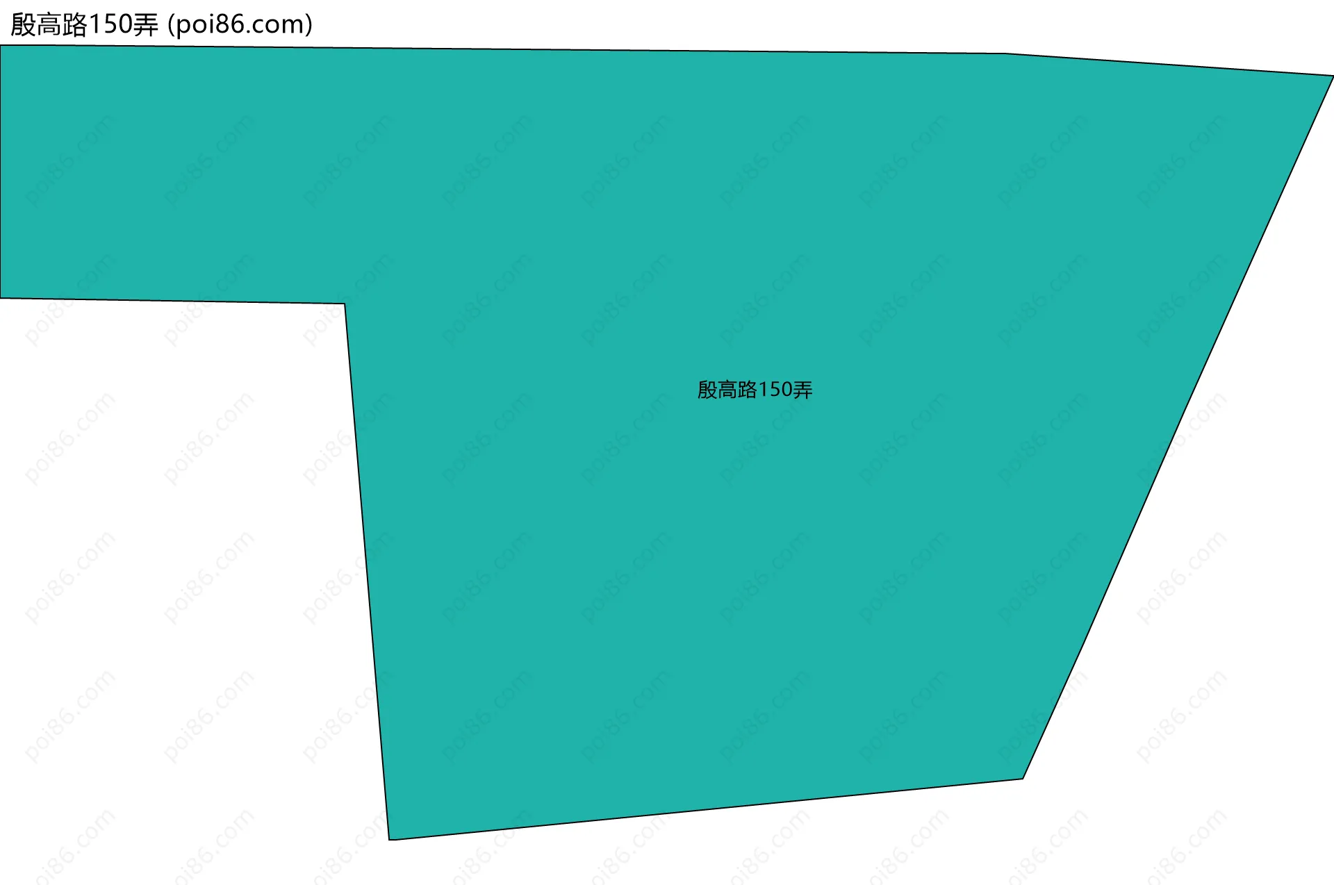 殷高路150弄边界地图
