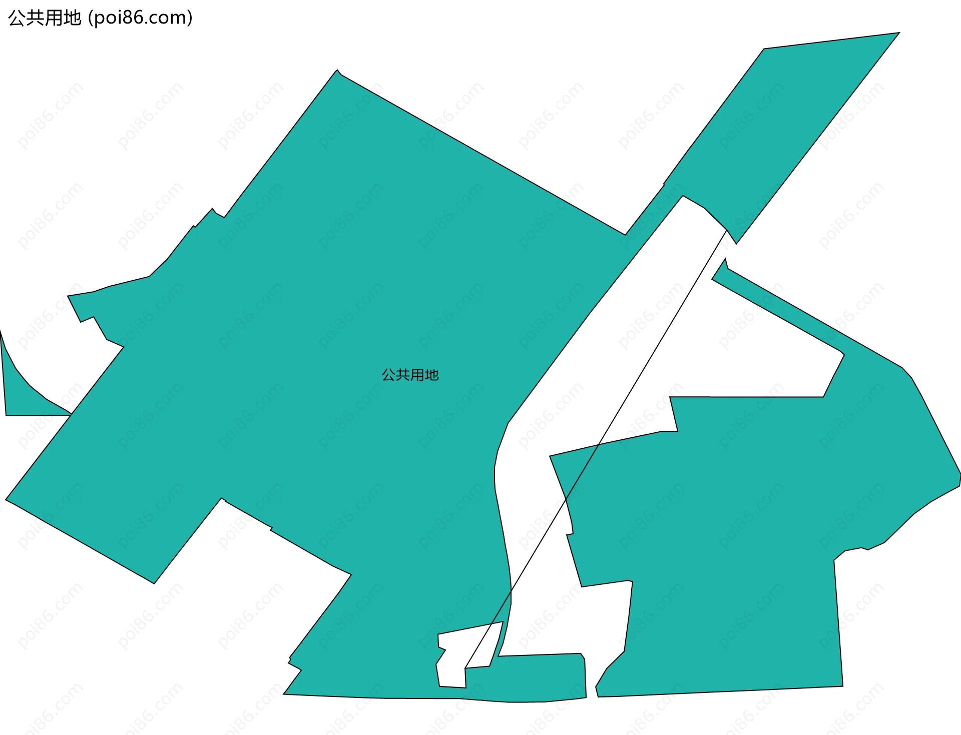 公共用地边界地图