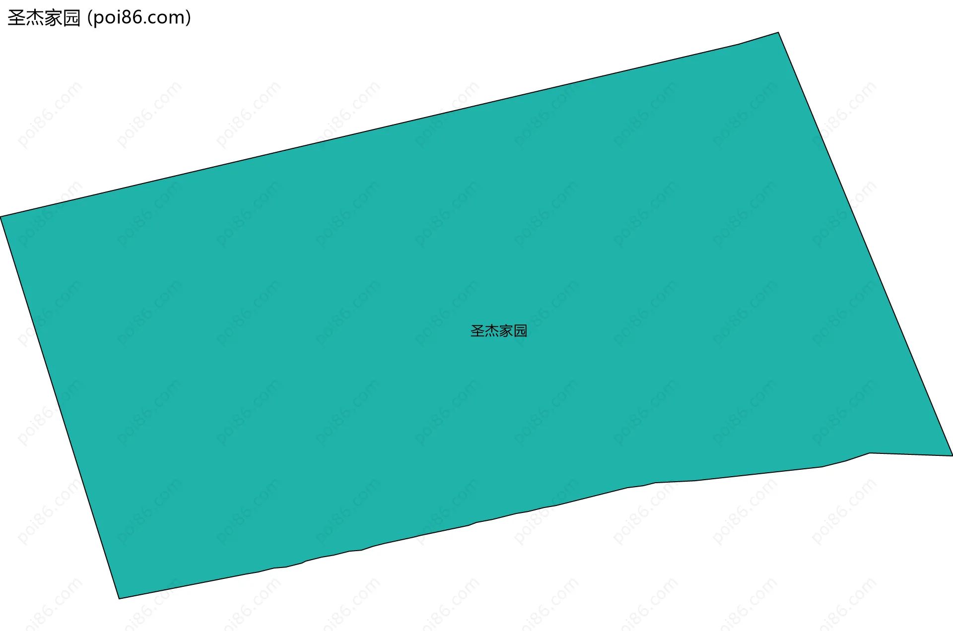 圣杰家园边界地图