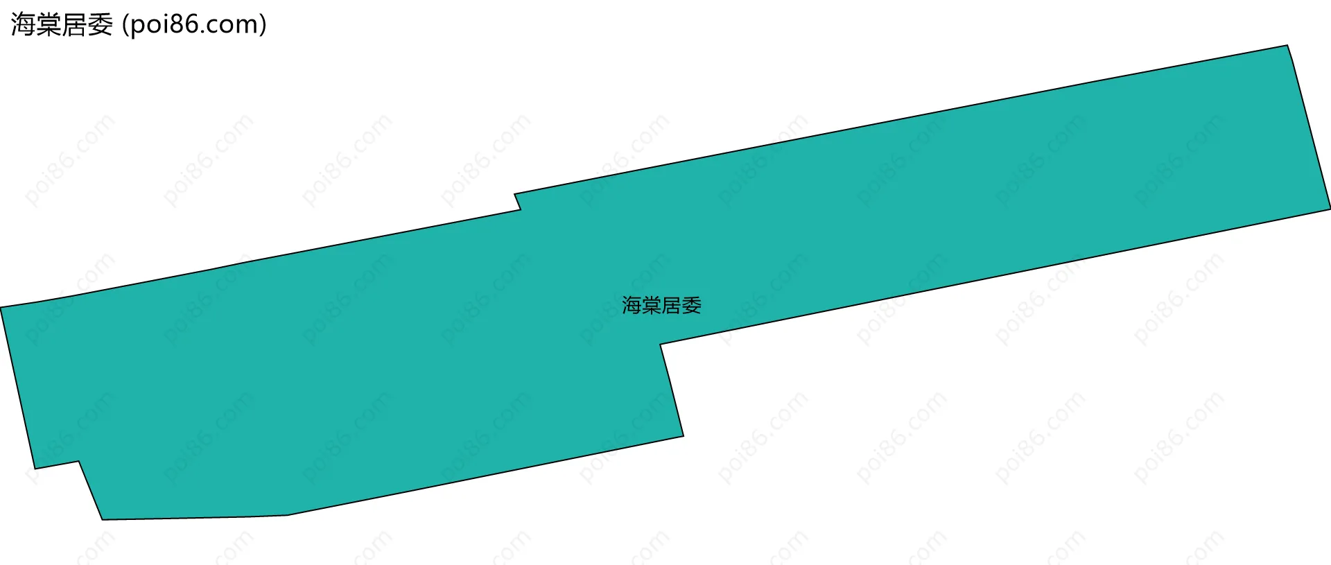 海棠居委边界地图