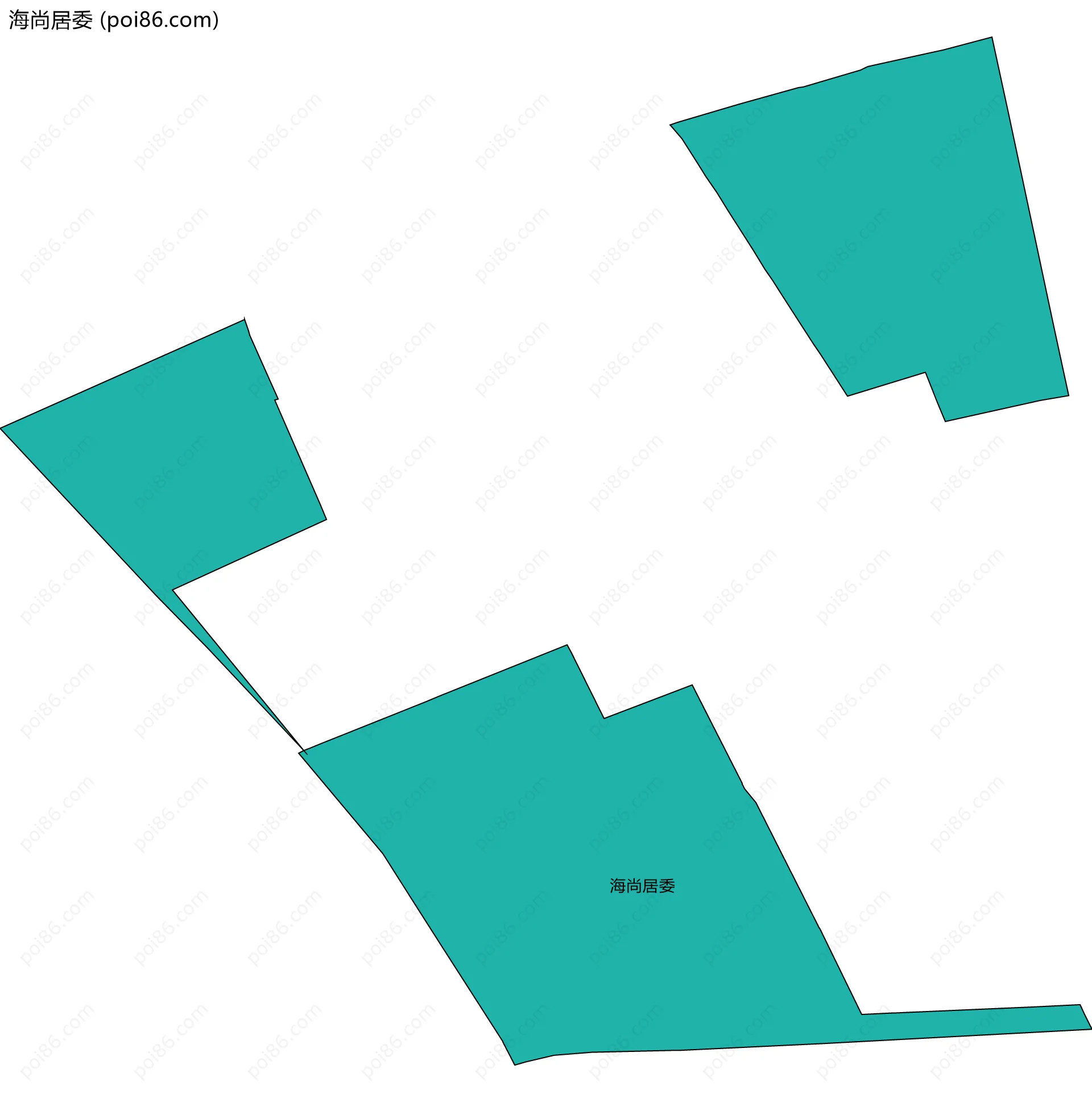 海尚居委边界地图