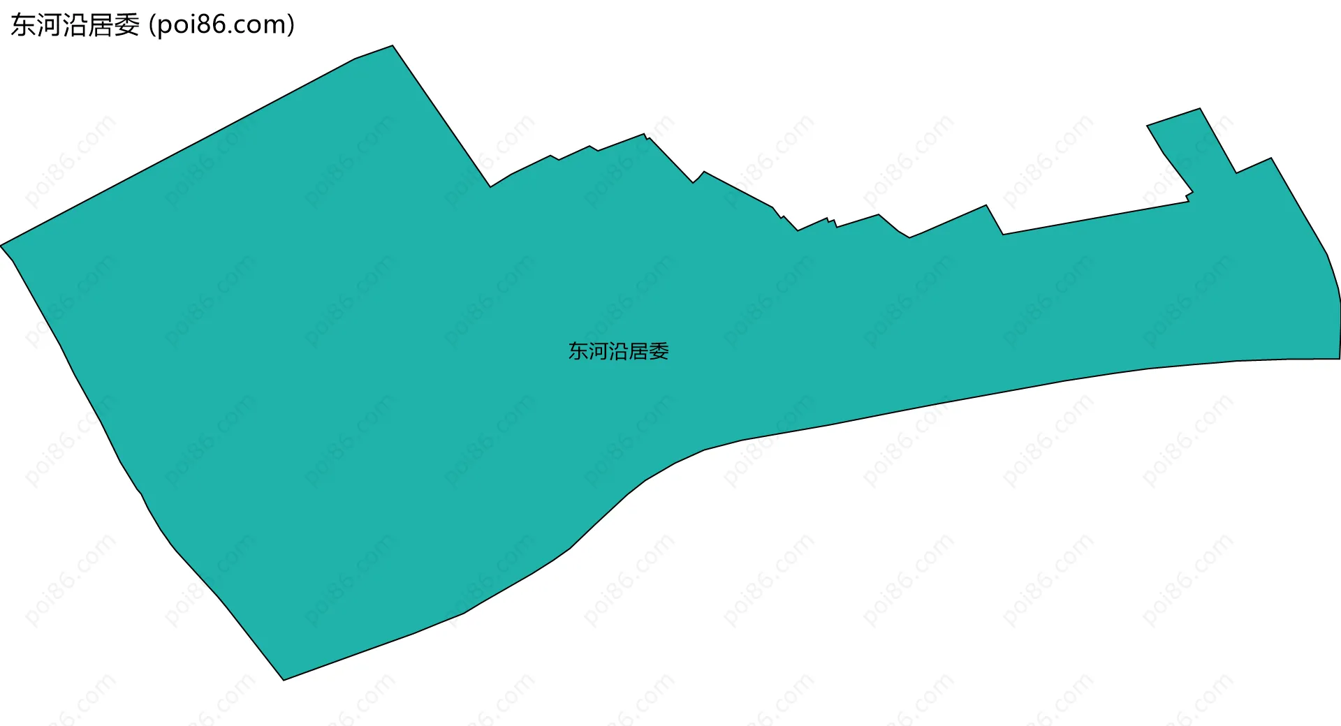 东河沿居委边界地图
