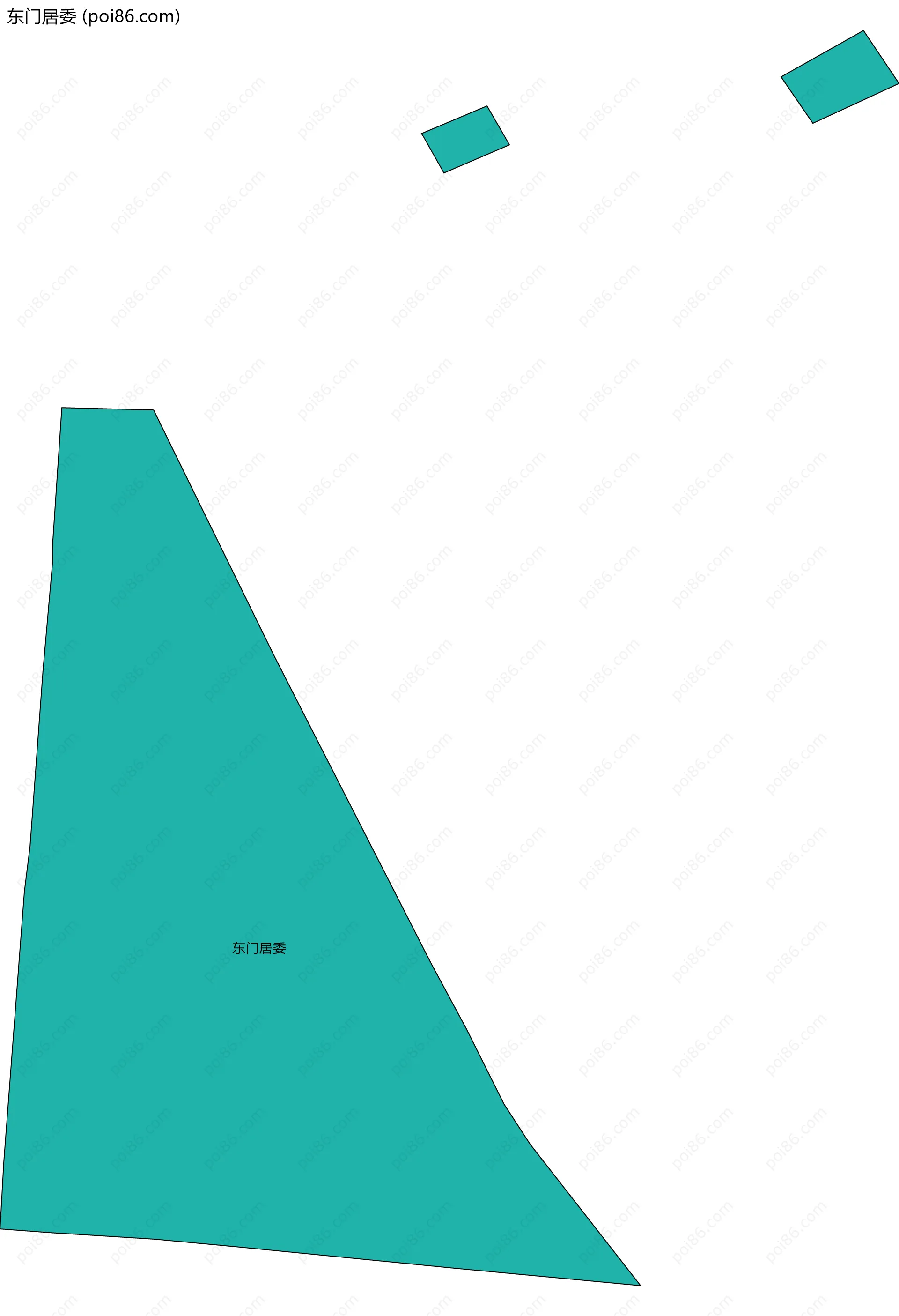 东门居委边界地图