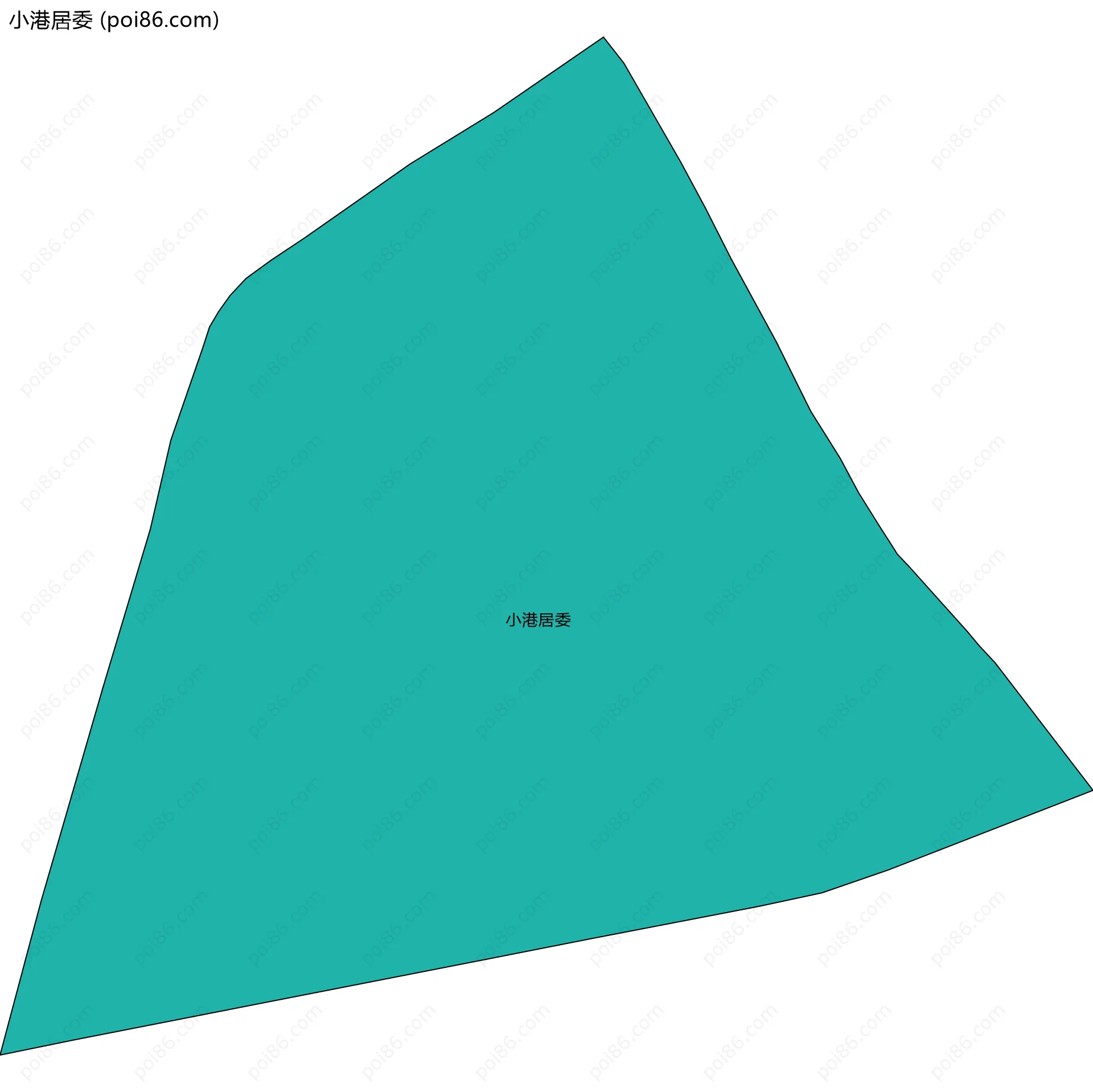 小港居委边界地图