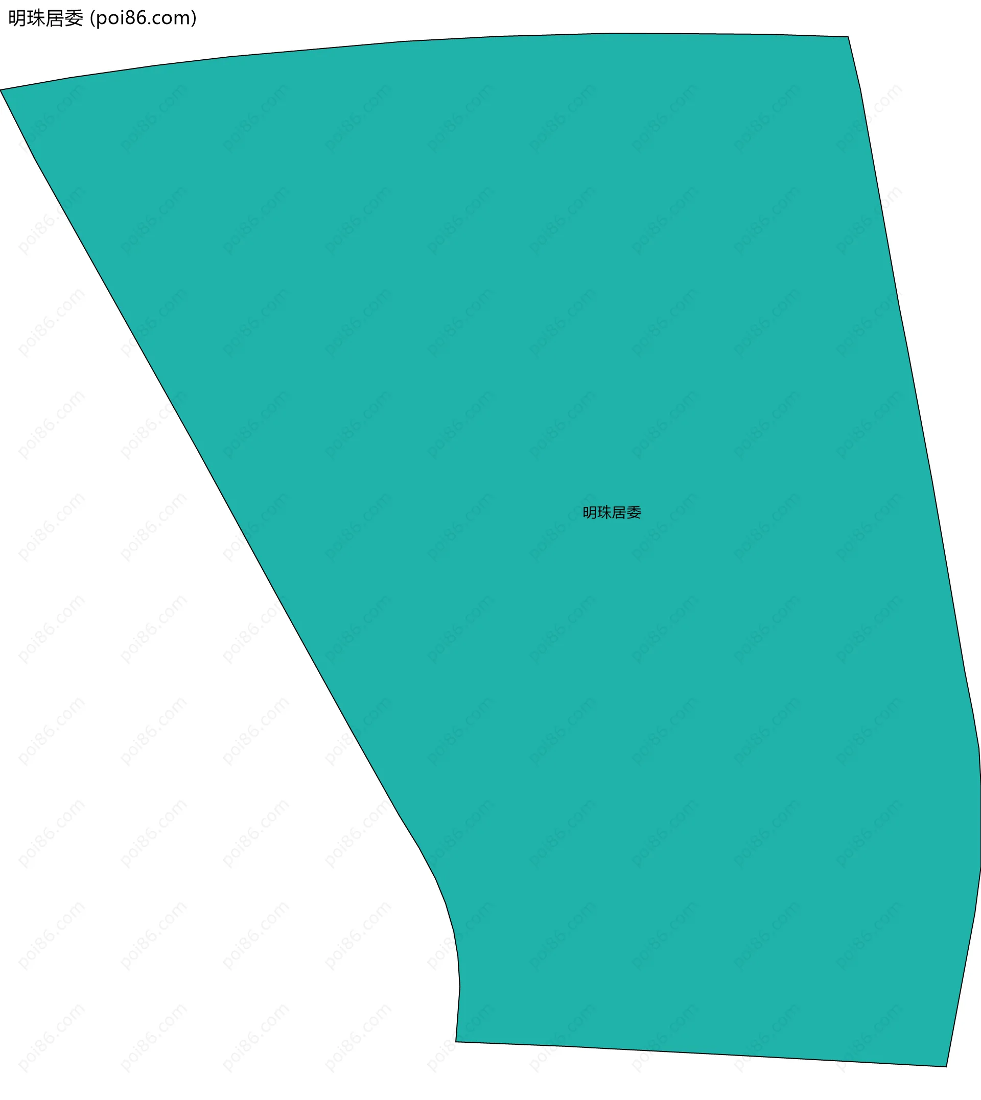 明珠居委边界地图