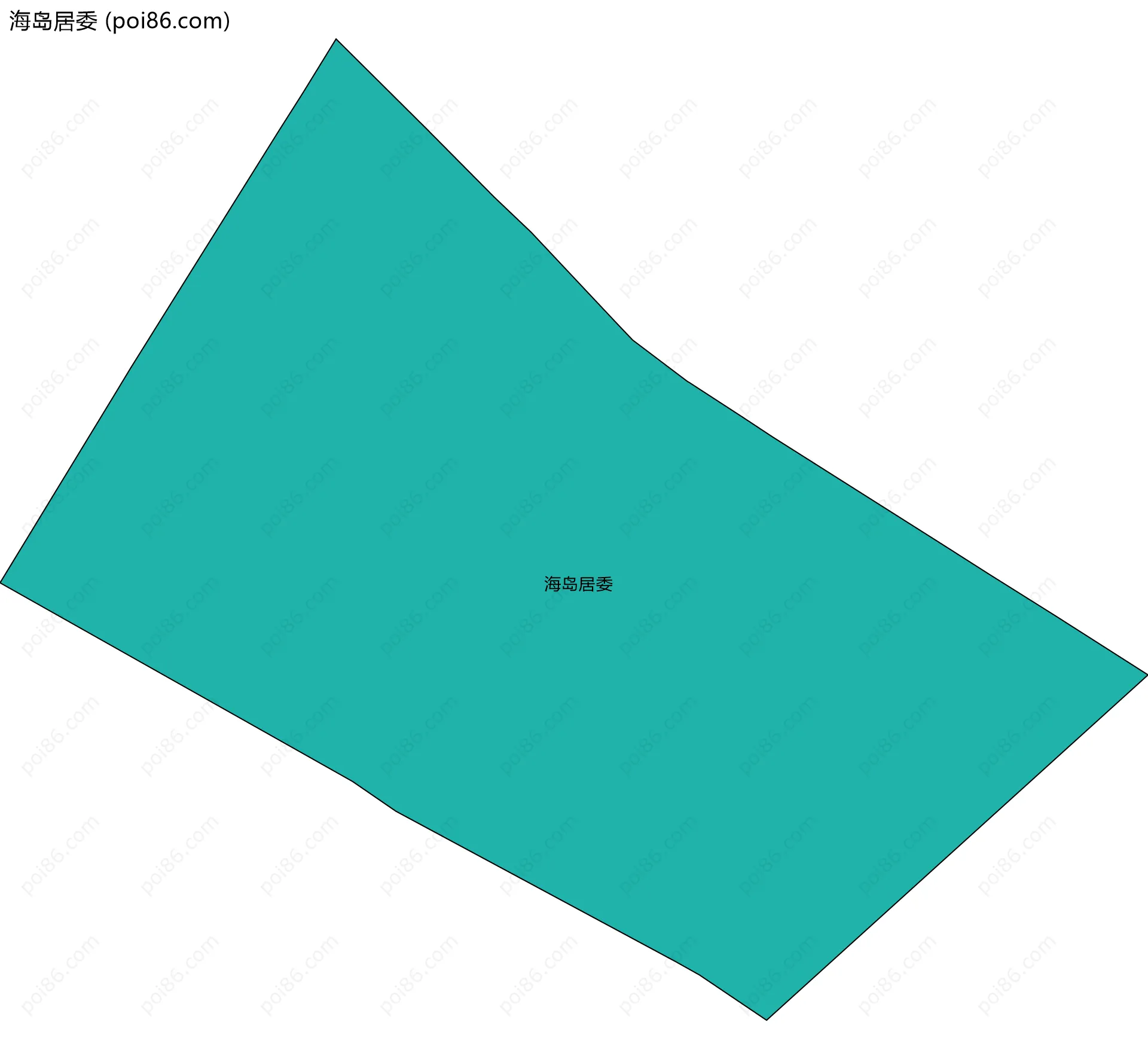 海岛居委边界地图