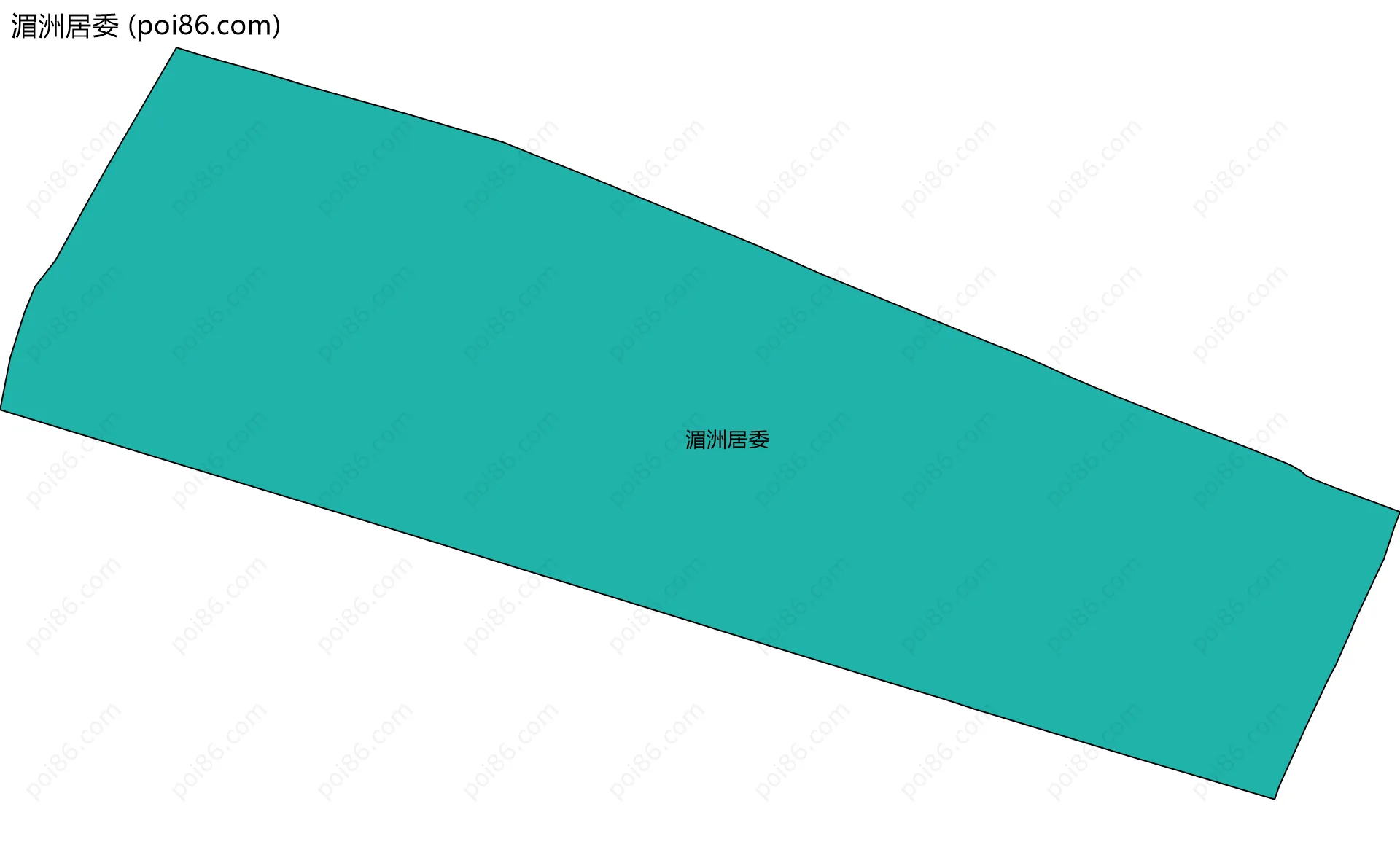 湄洲居委边界地图