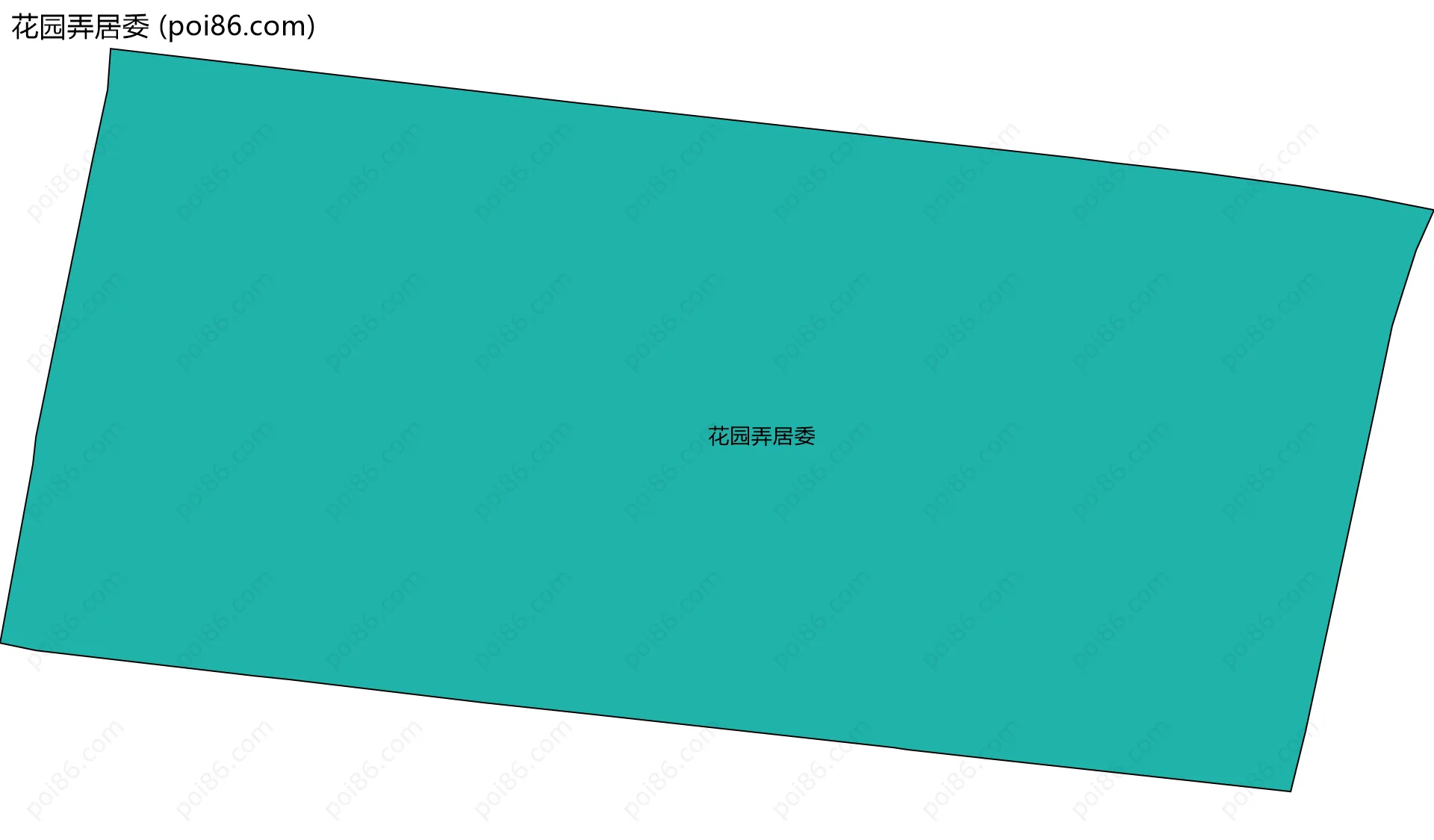 花园弄居委边界地图