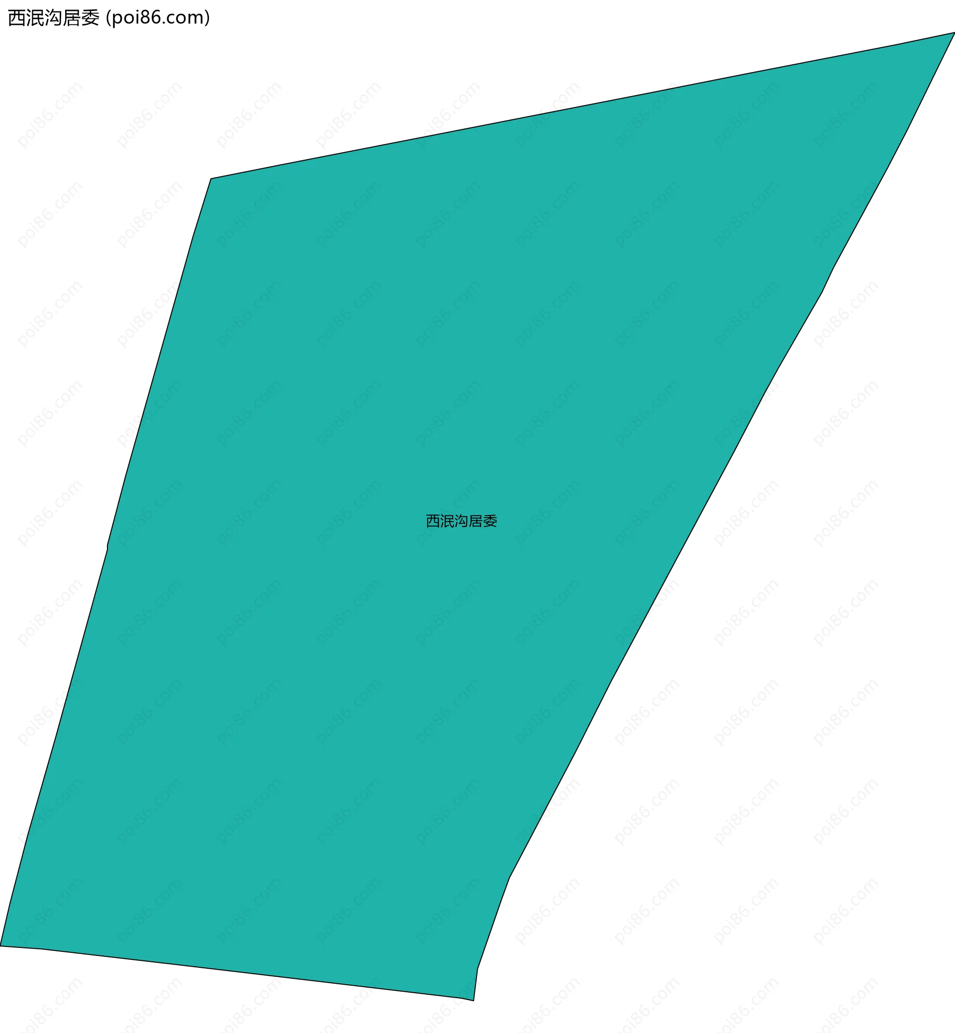 西泯沟居委边界地图