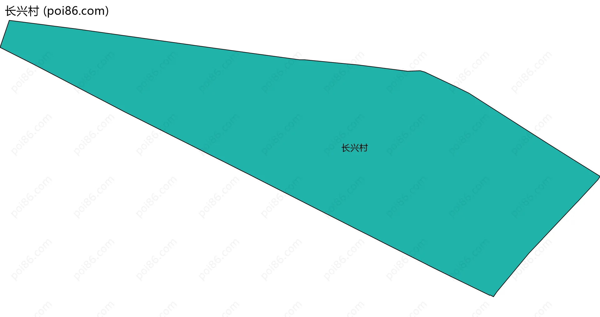 长兴村边界地图