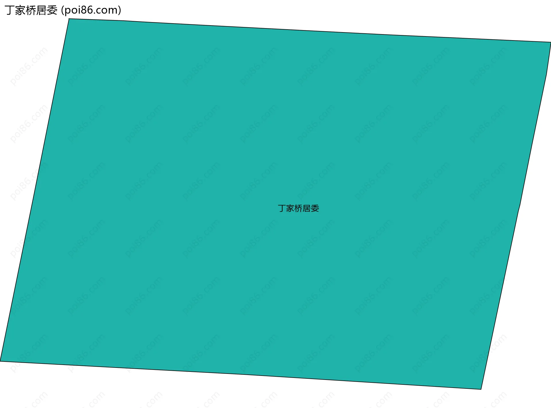 丁家桥居委边界地图