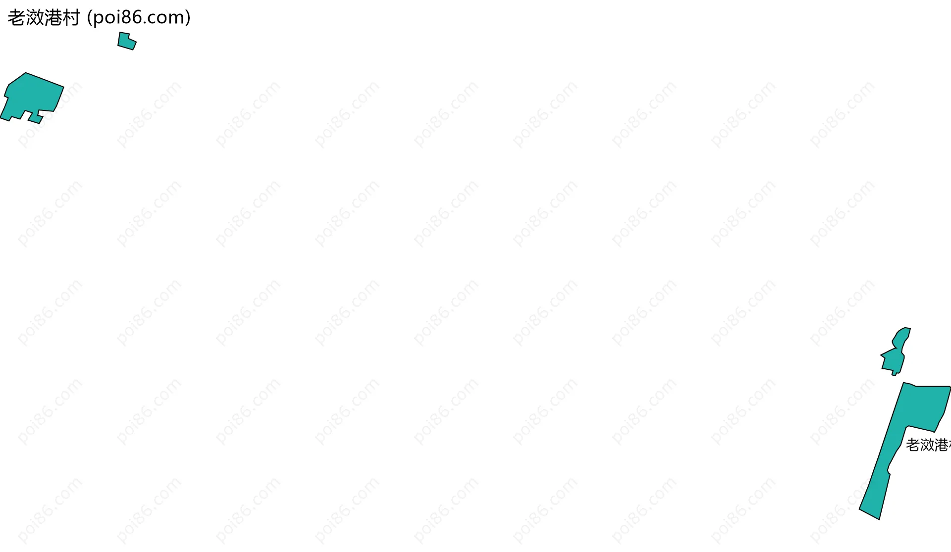 老滧港村边界地图