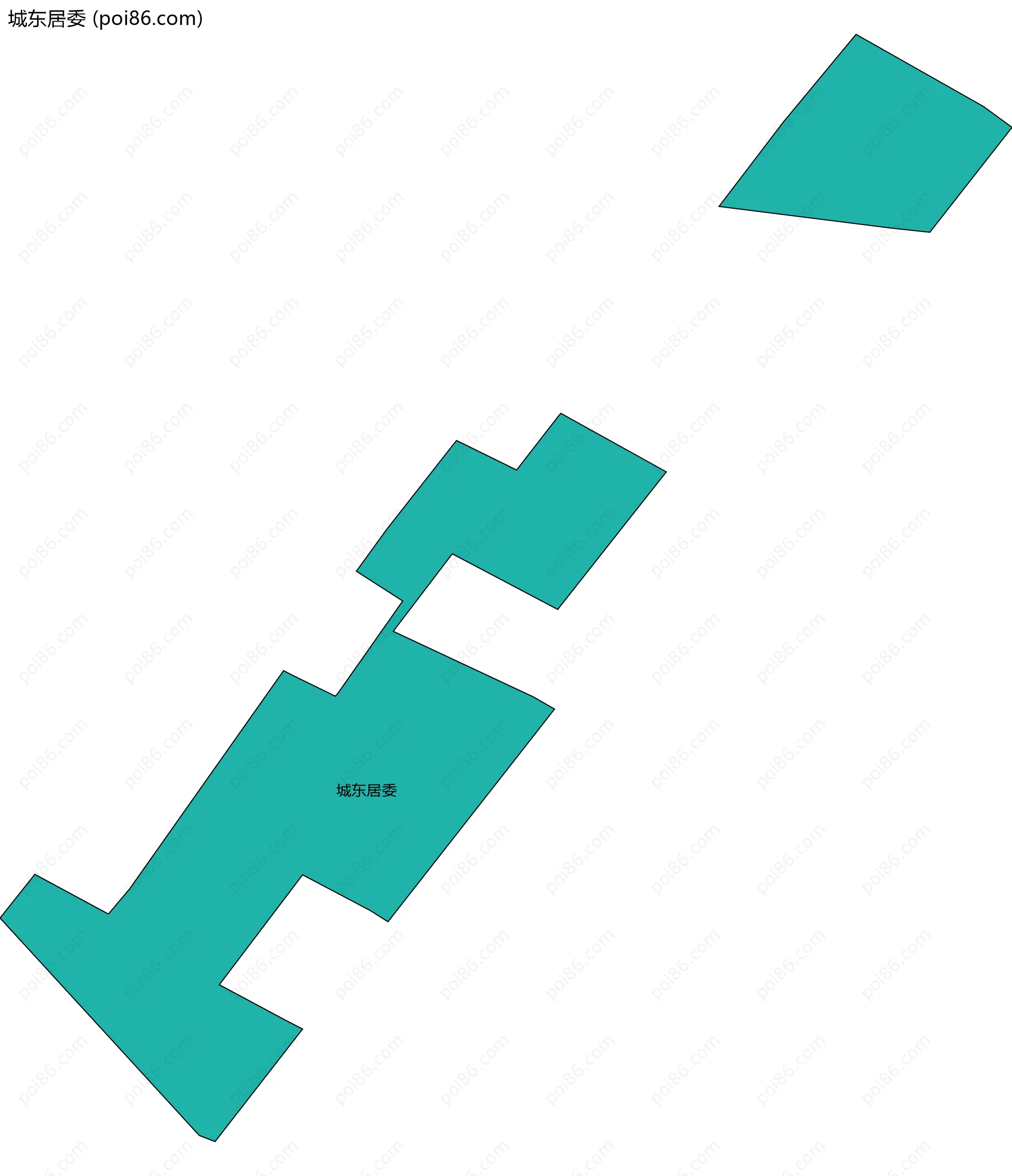 城东居委边界地图