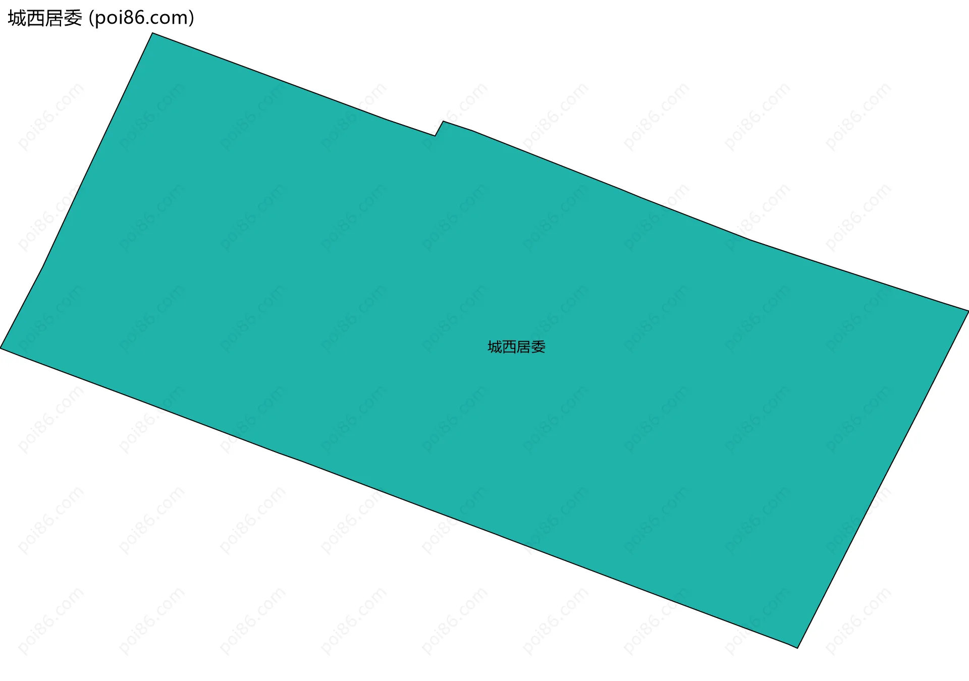 城西居委边界地图