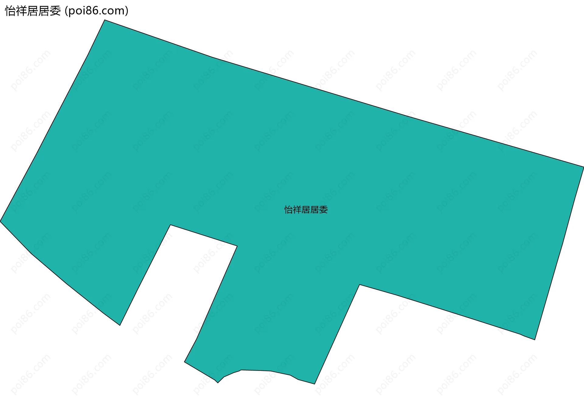怡祥居居委边界地图