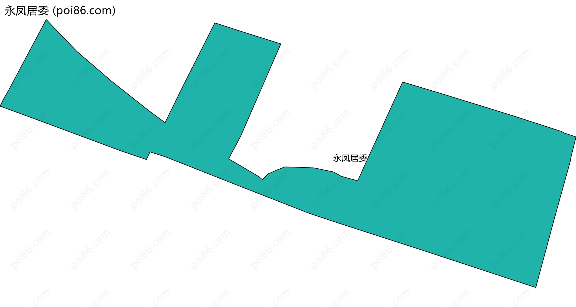 永凤居委边界地图