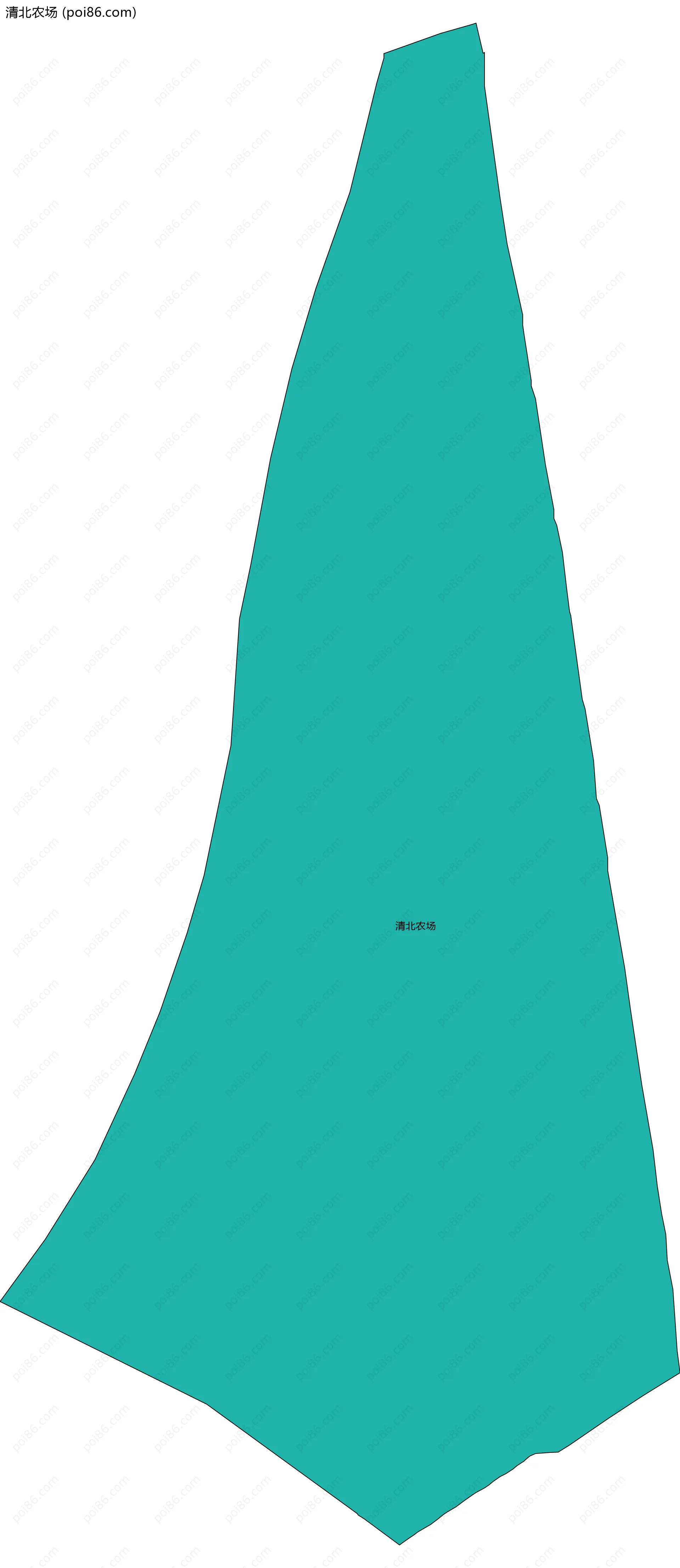 清北农场边界地图