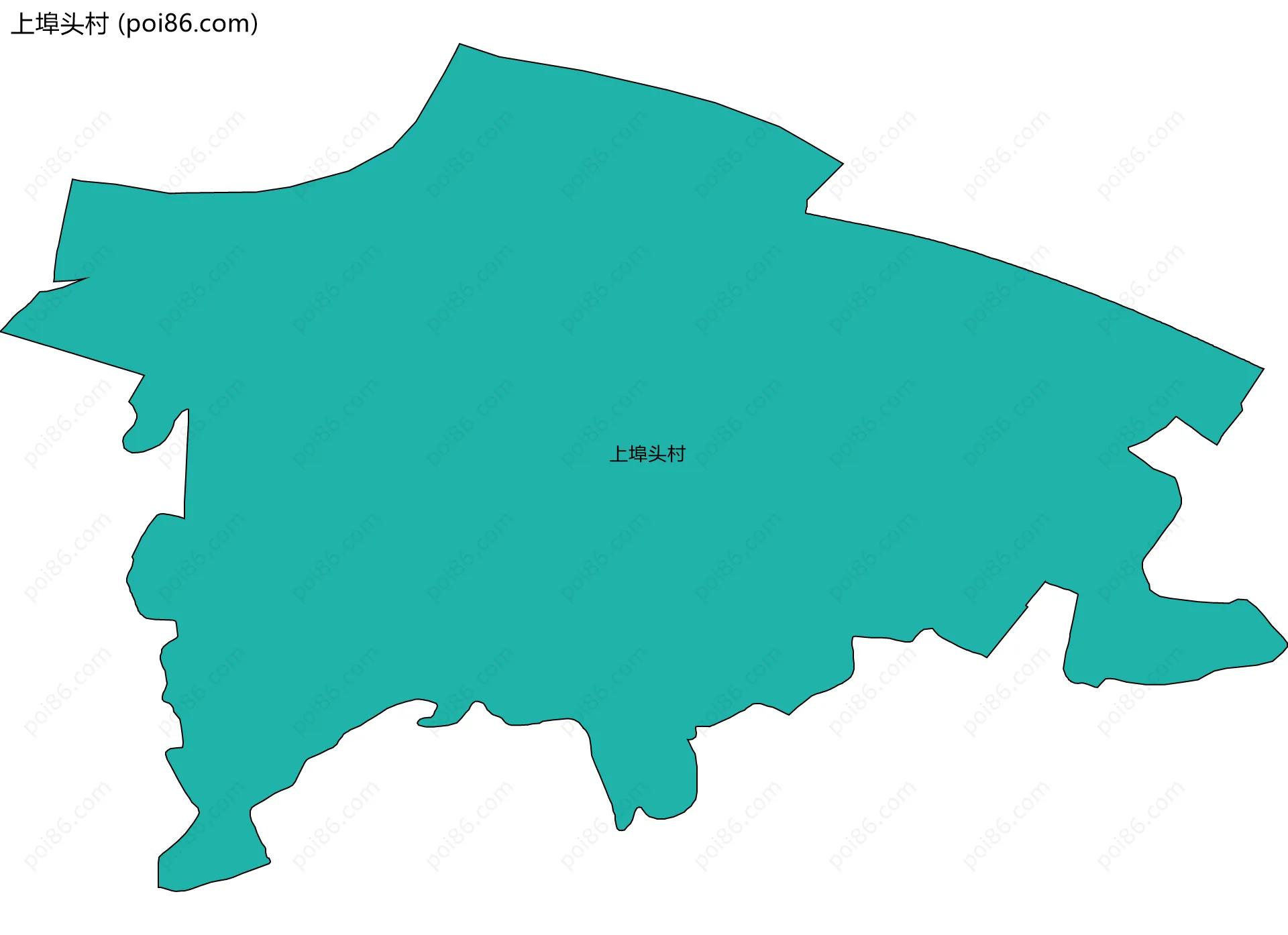 上埠头村边界地图