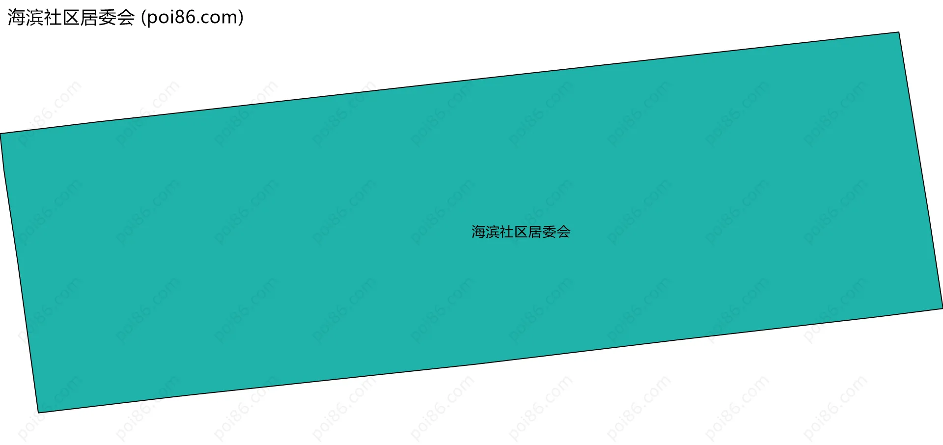 海滨社区居委会边界地图