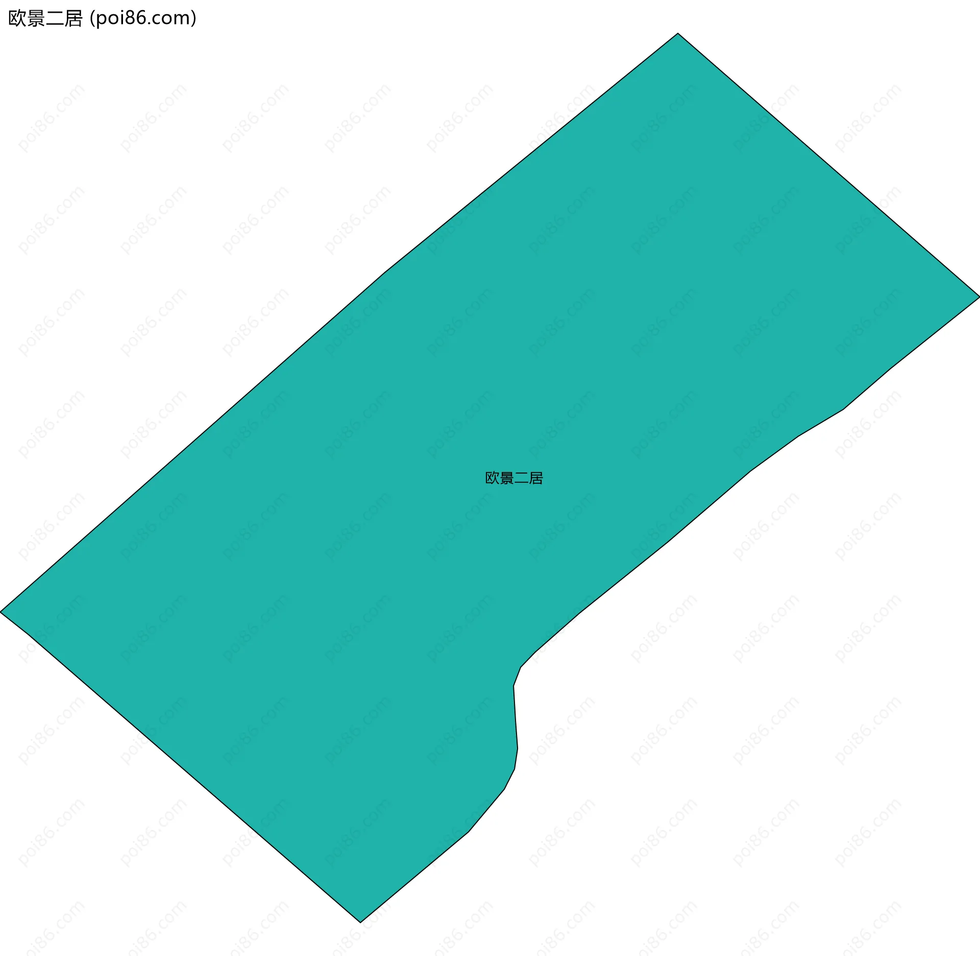 欧景二居边界地图