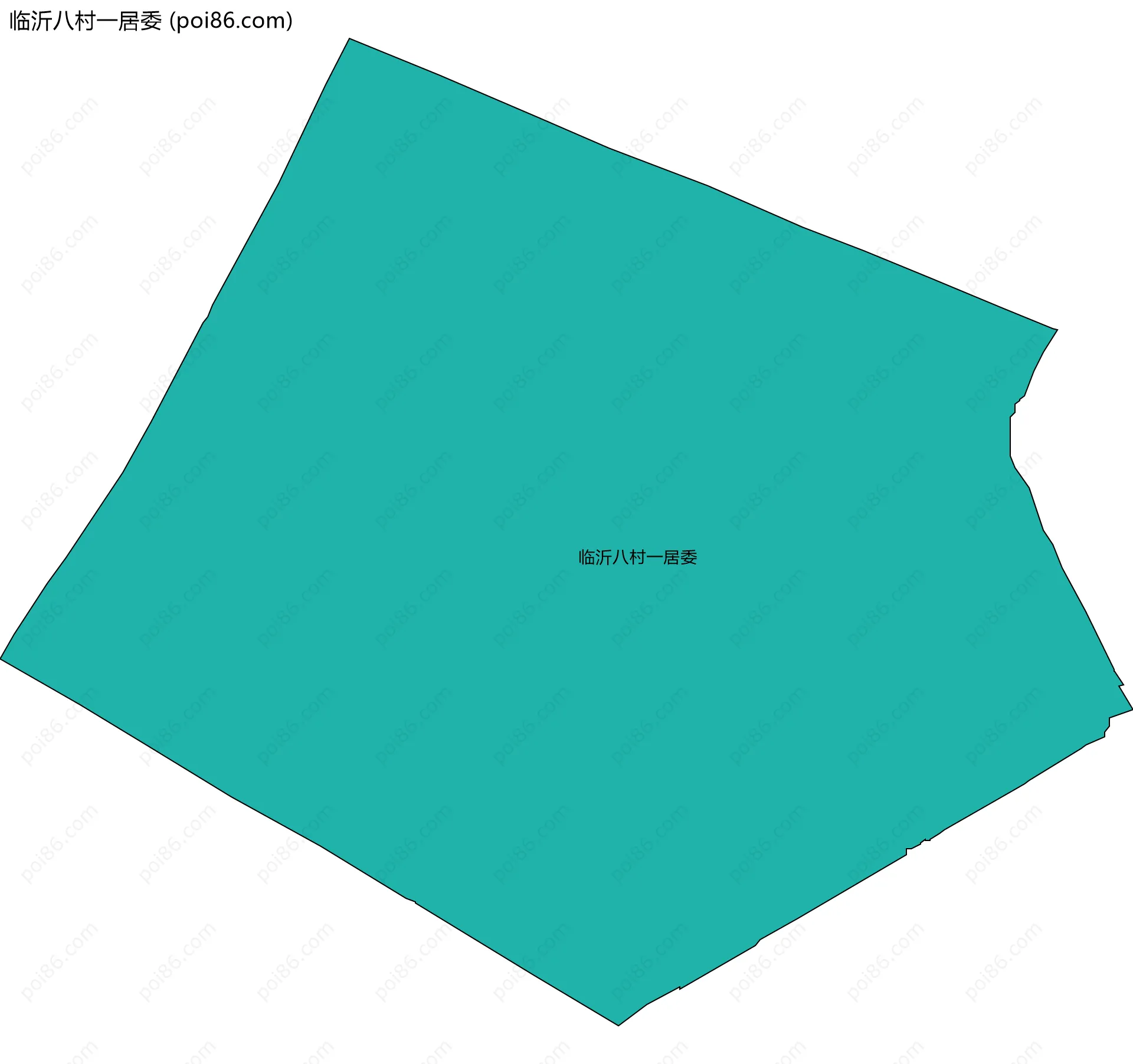 临沂八村一居委边界地图