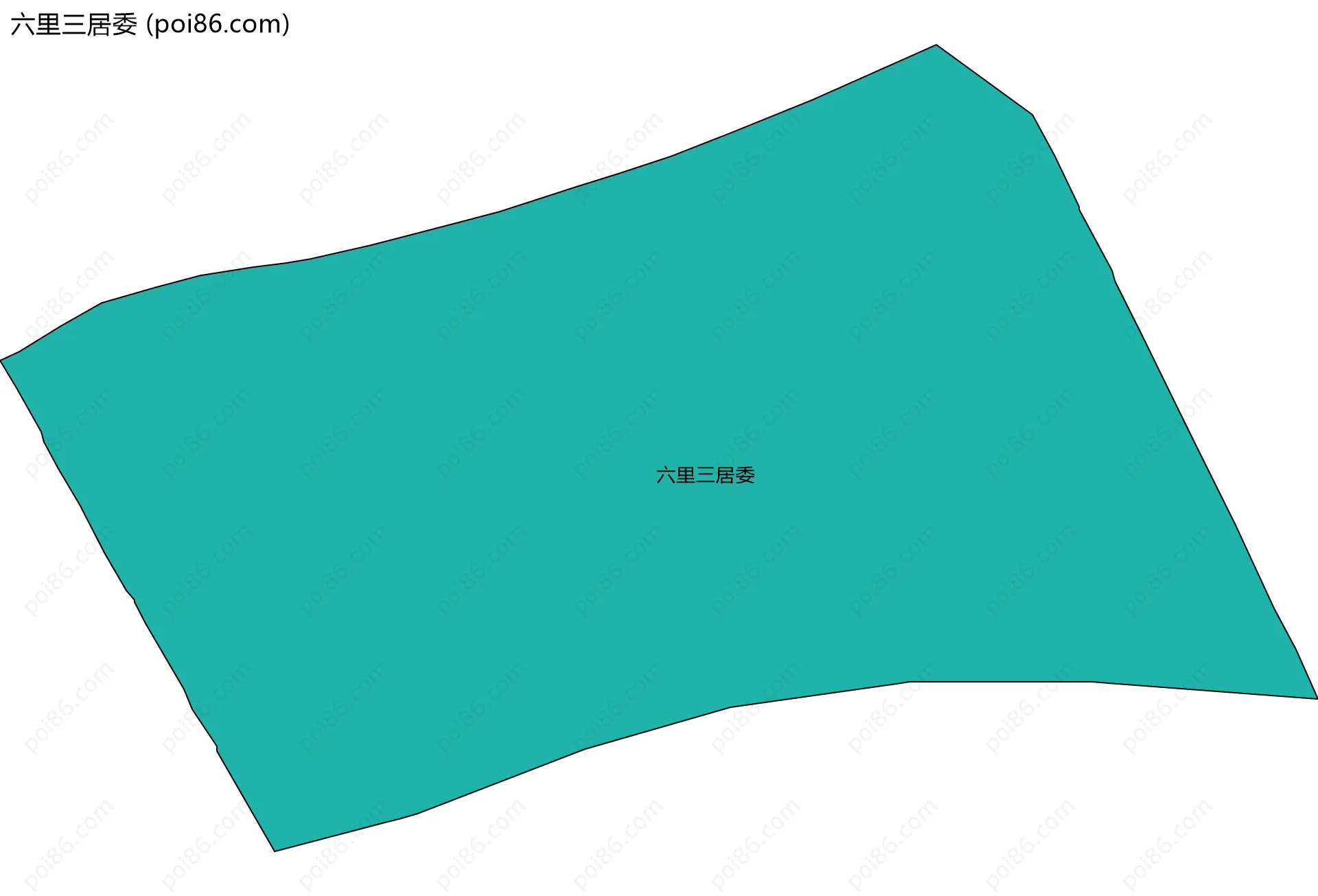 六里三居委边界地图