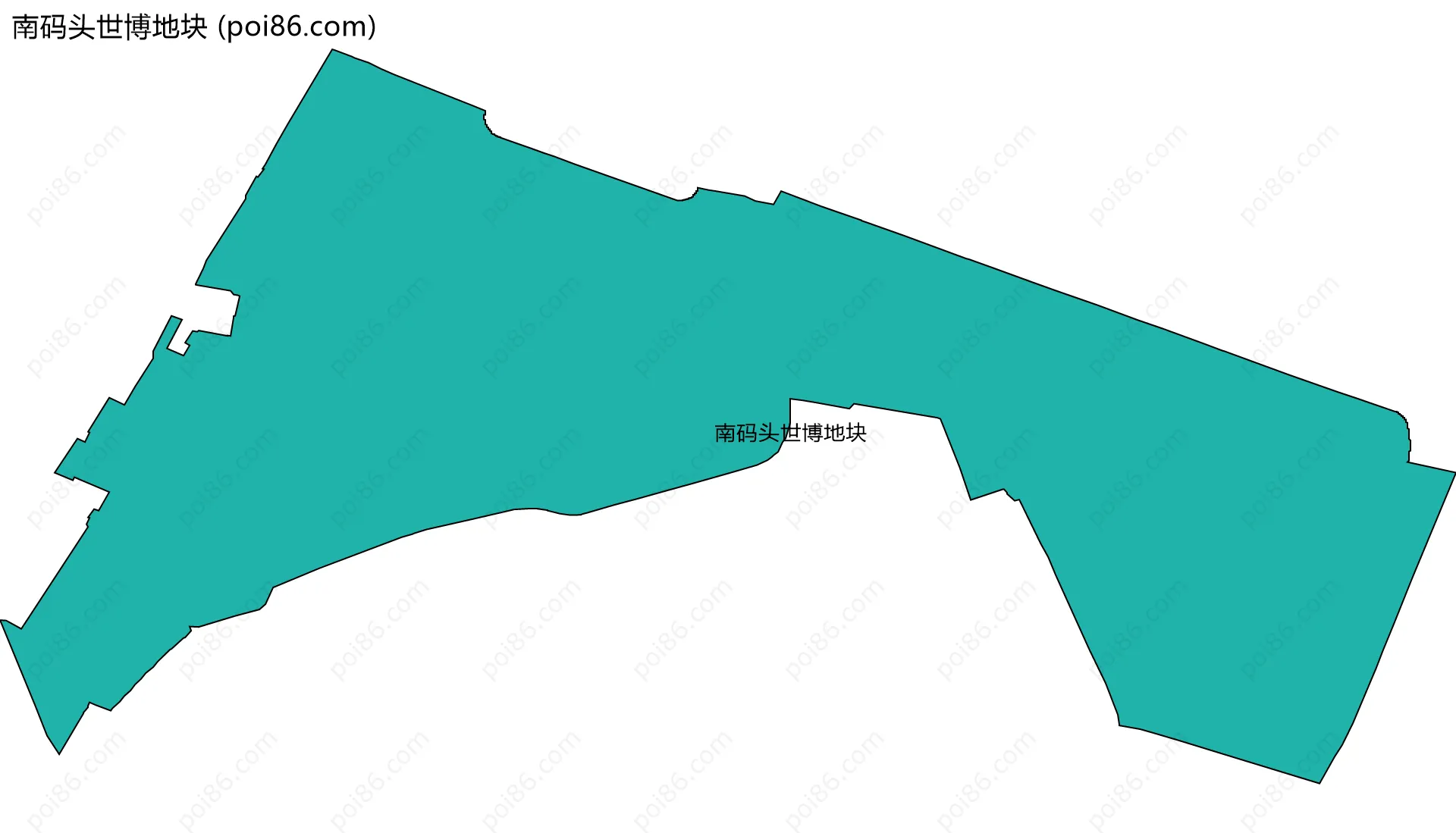 南码头世博地块边界地图