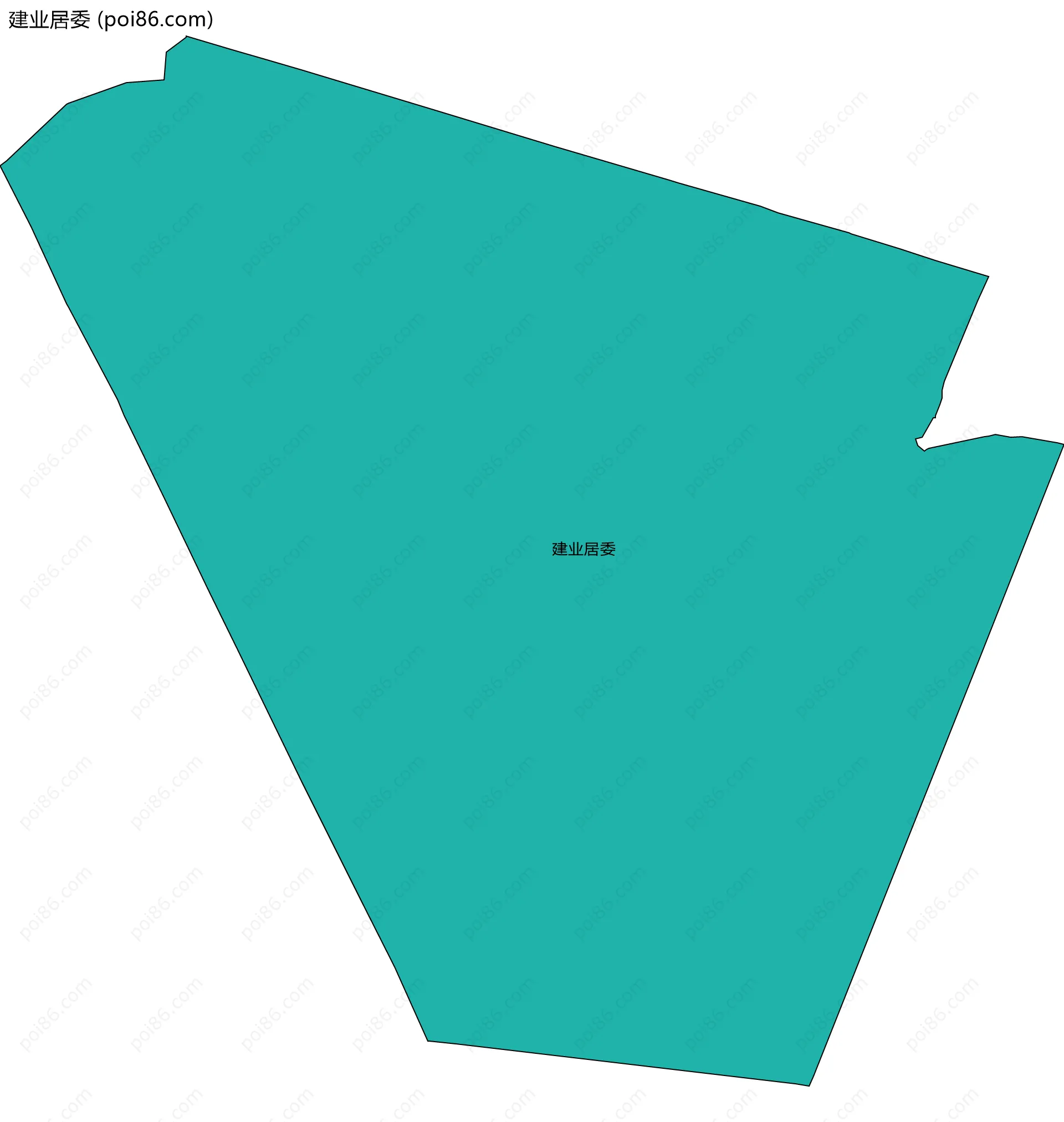 建业居委边界地图