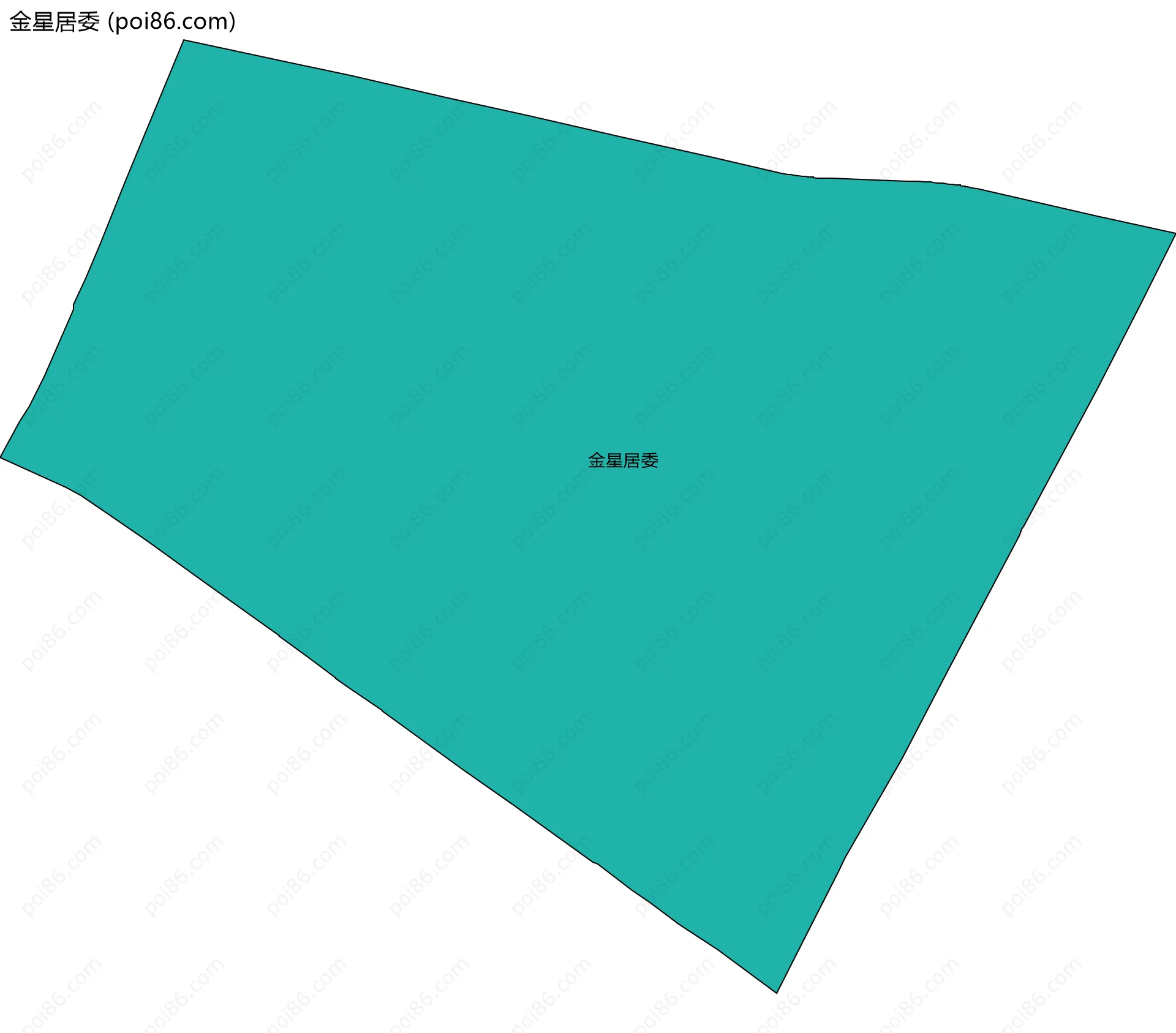 金星居委边界地图
