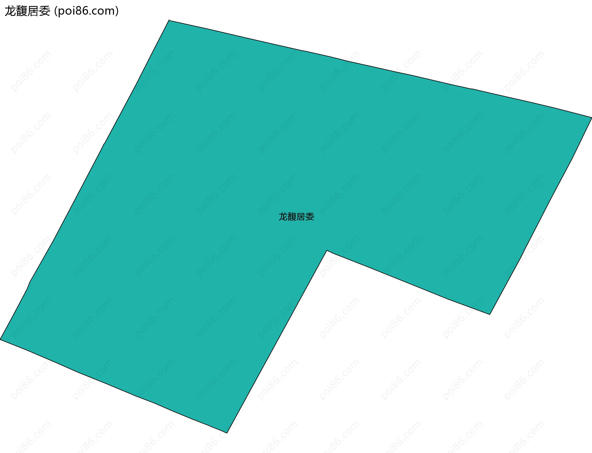 龙馥居委边界地图