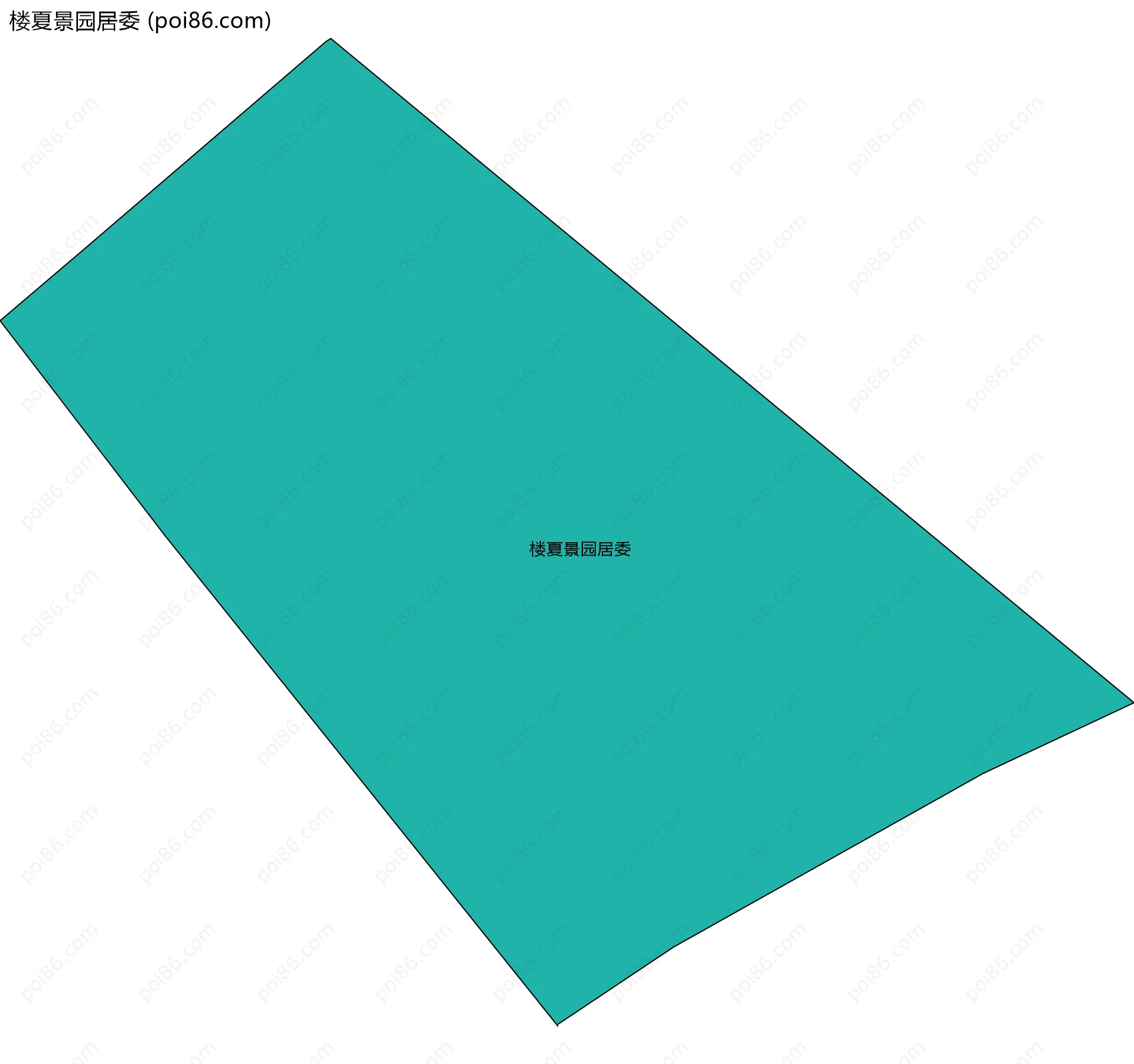 楼夏景园居委边界地图