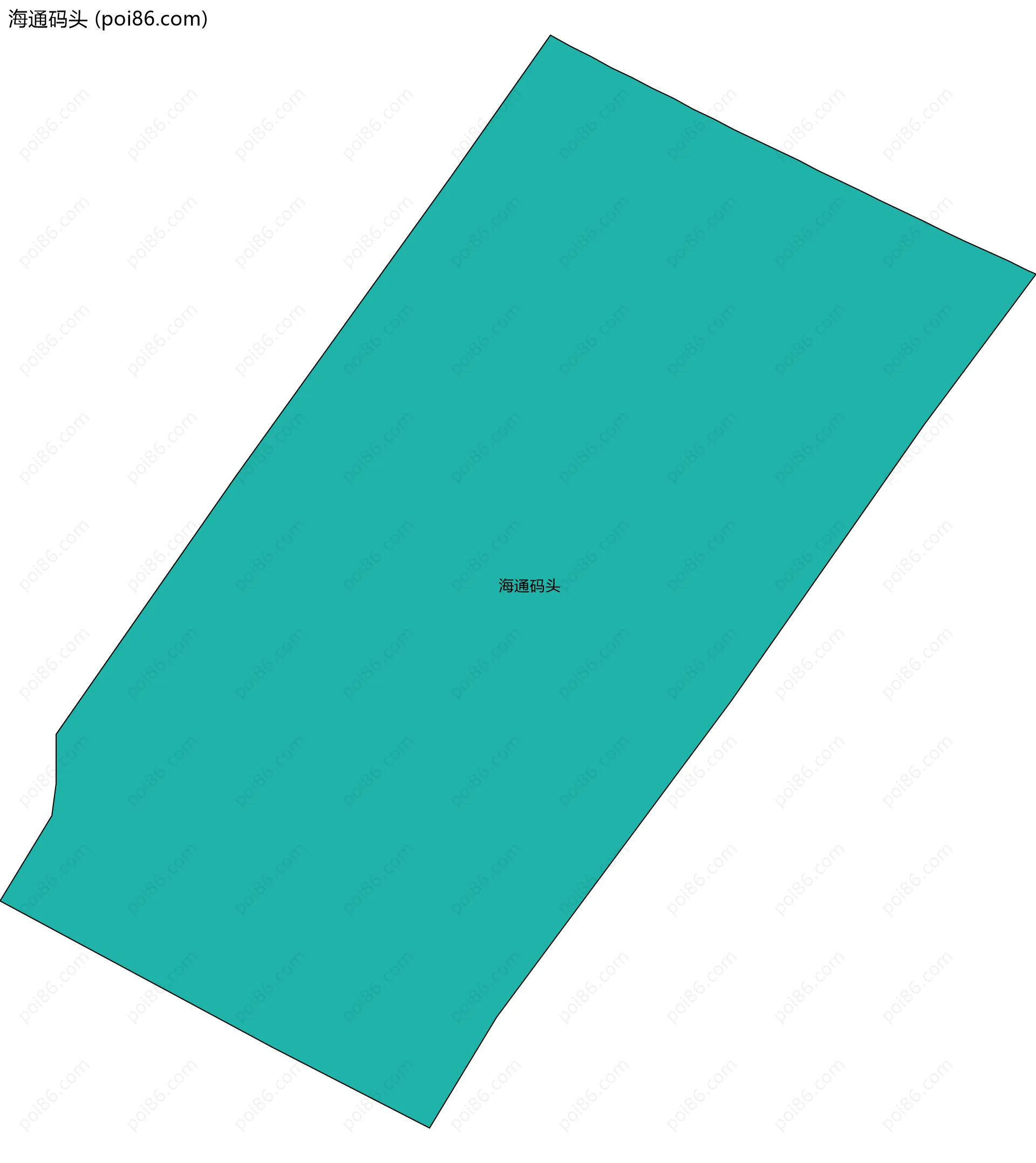 海通码头边界地图