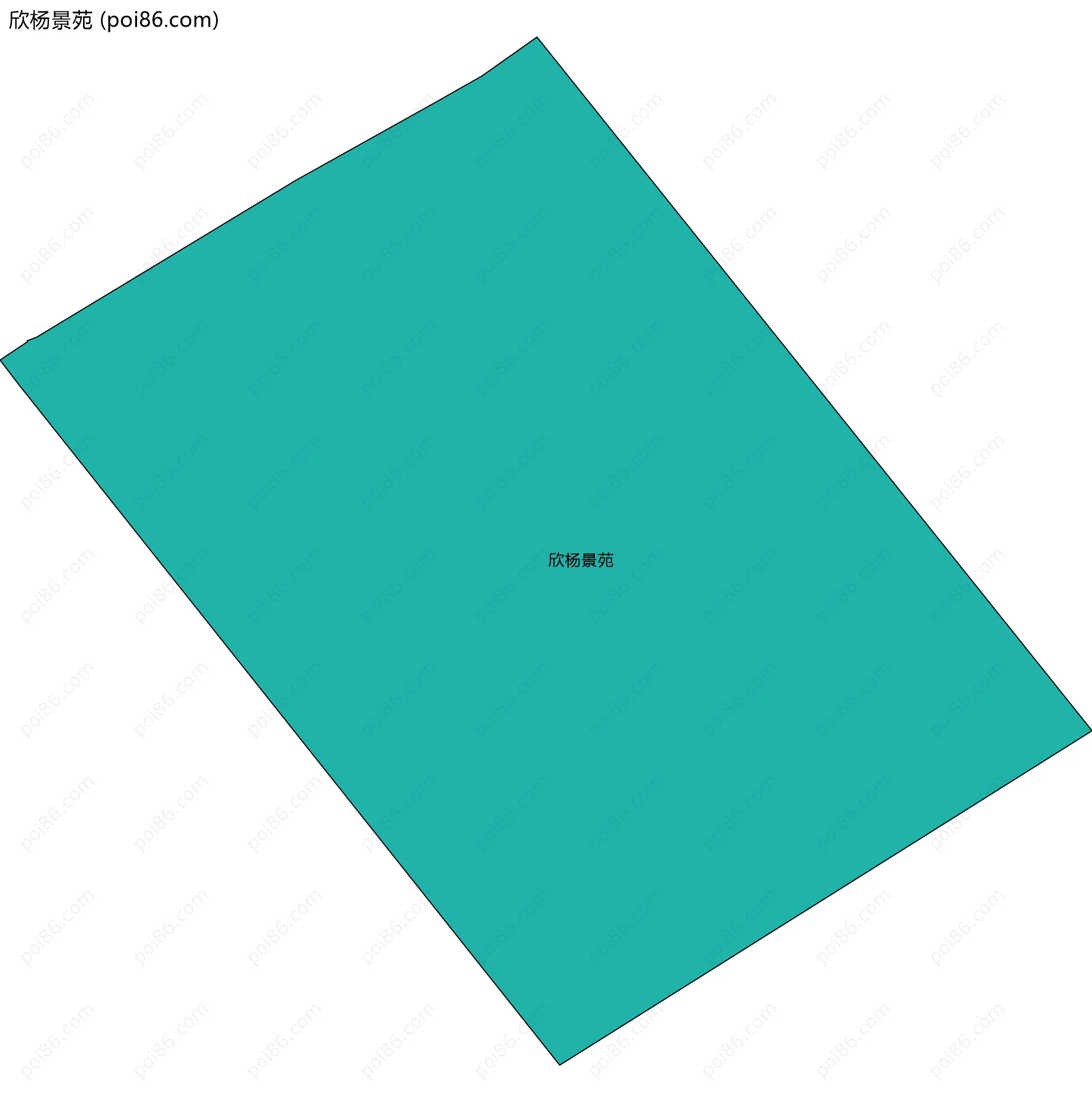 欣杨景苑边界地图