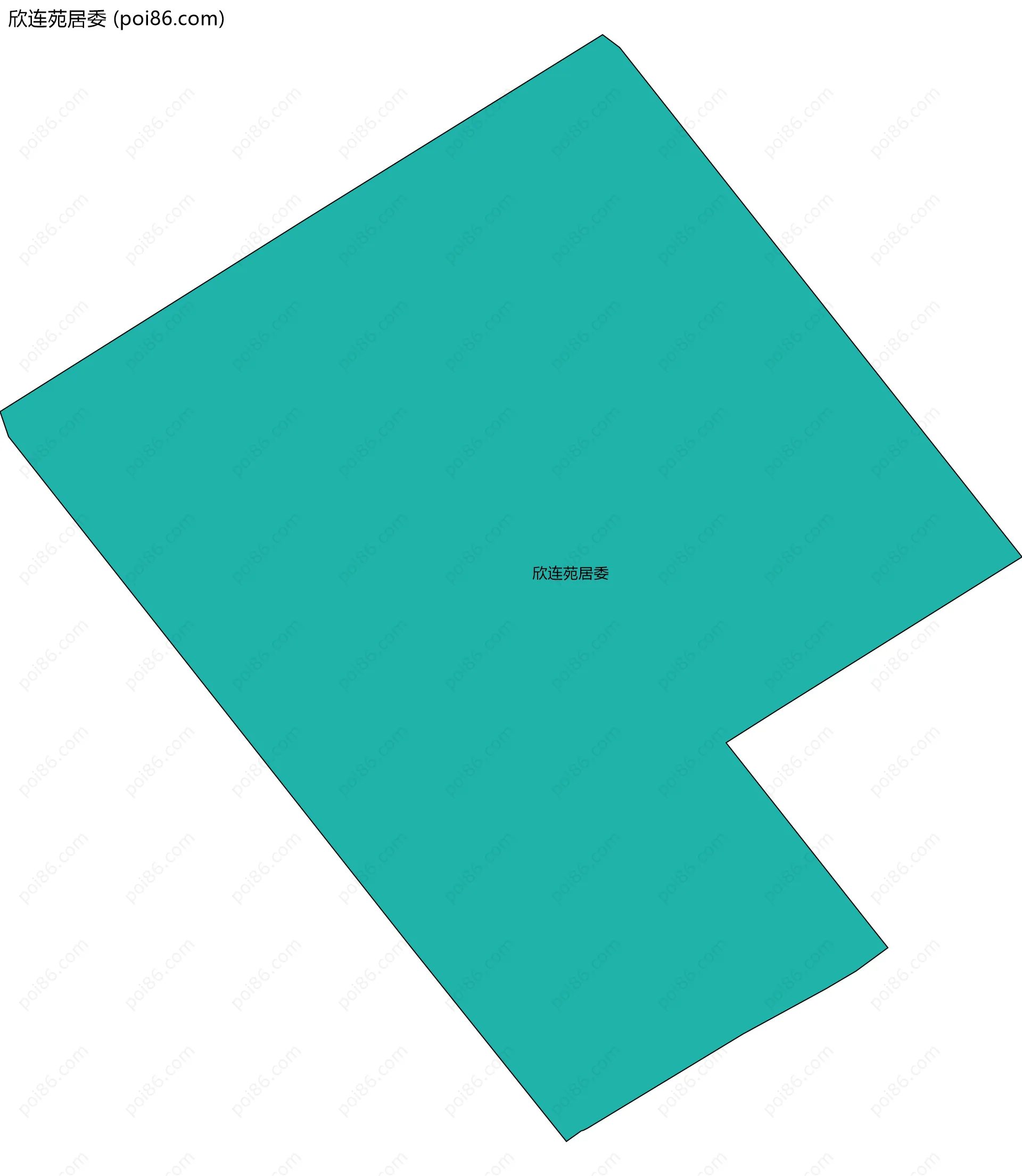 欣连苑居委边界地图