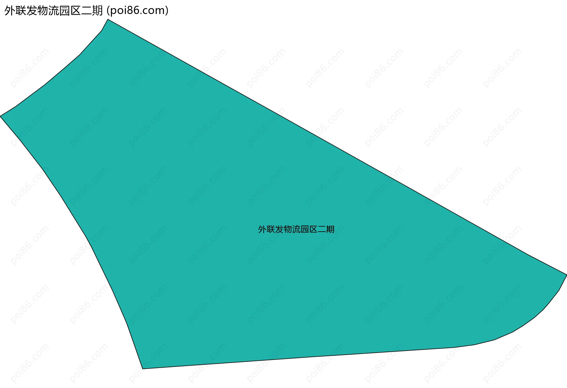 外联发物流园区二期边界地图