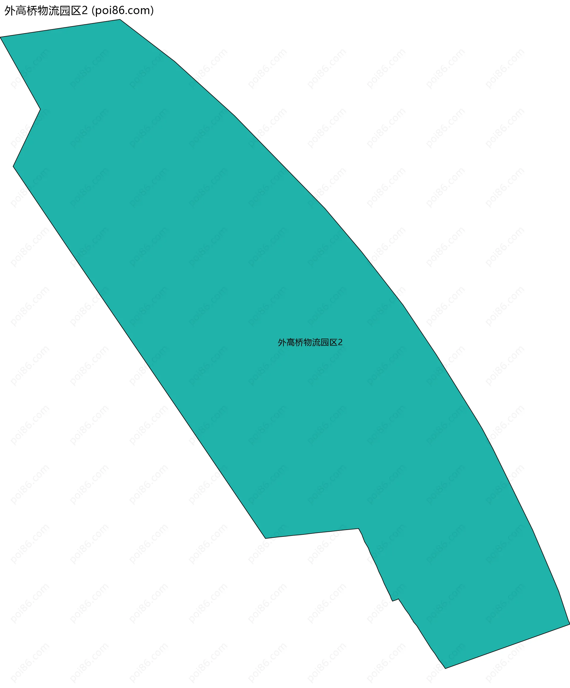 外高桥物流园区2边界地图