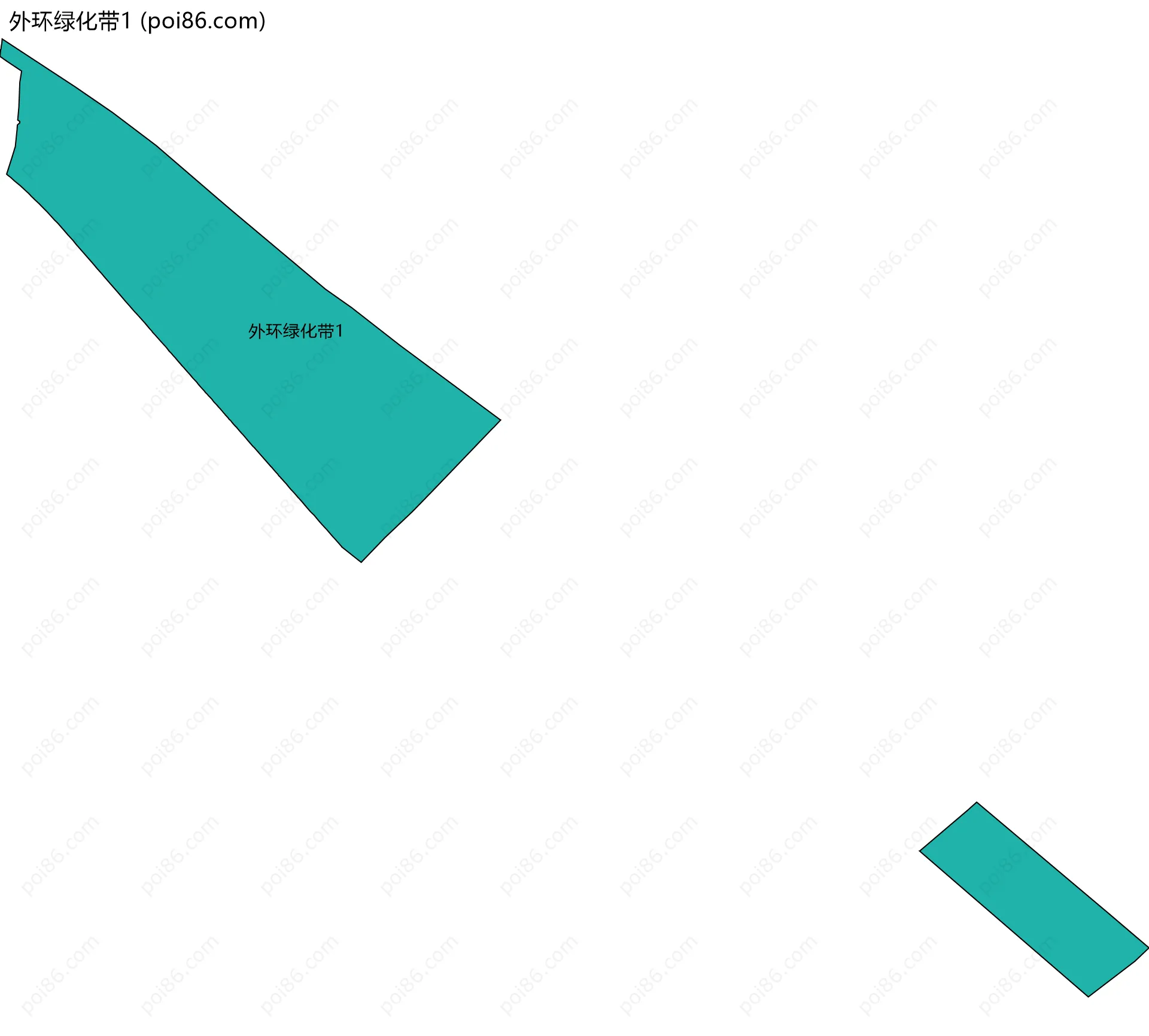 外环绿化带1边界地图
