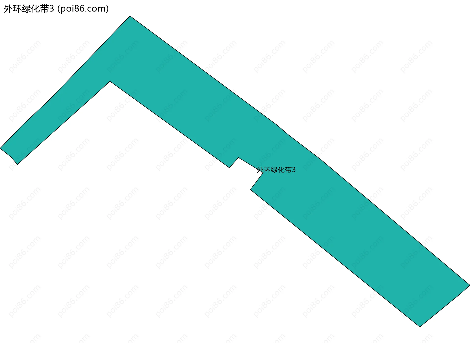 外环绿化带3边界地图
