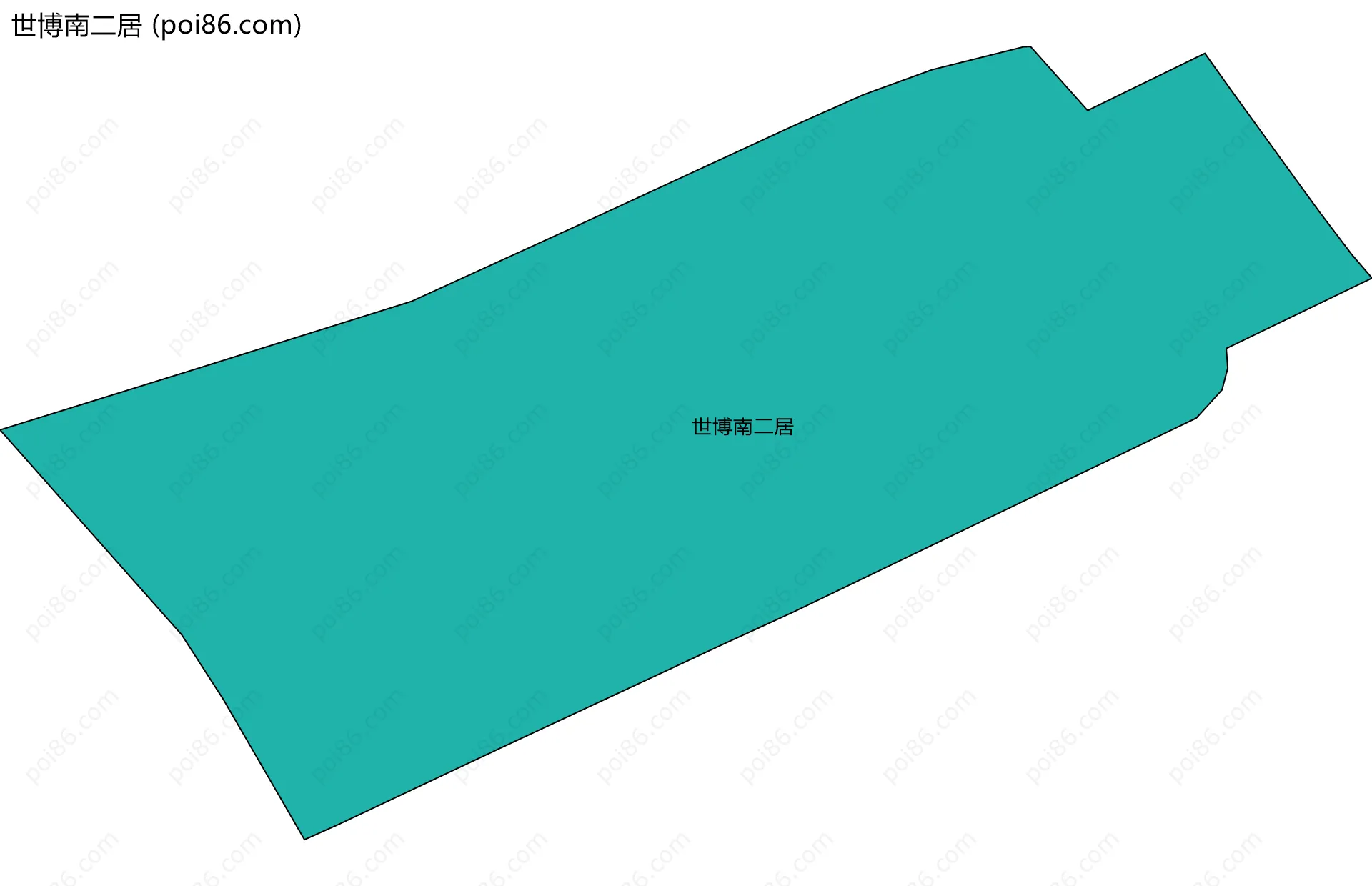 世博南二居边界地图