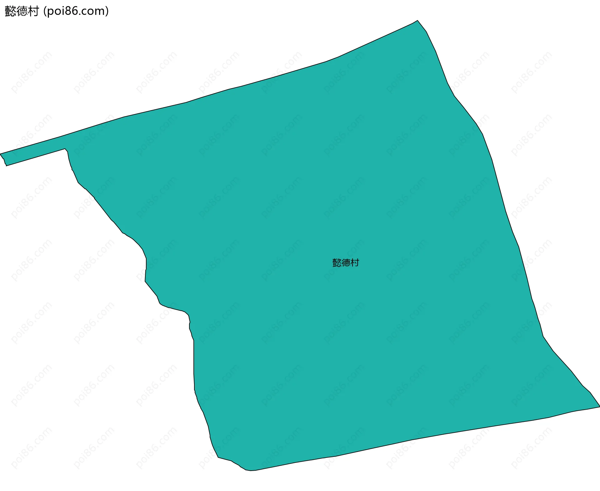 懿德村边界地图