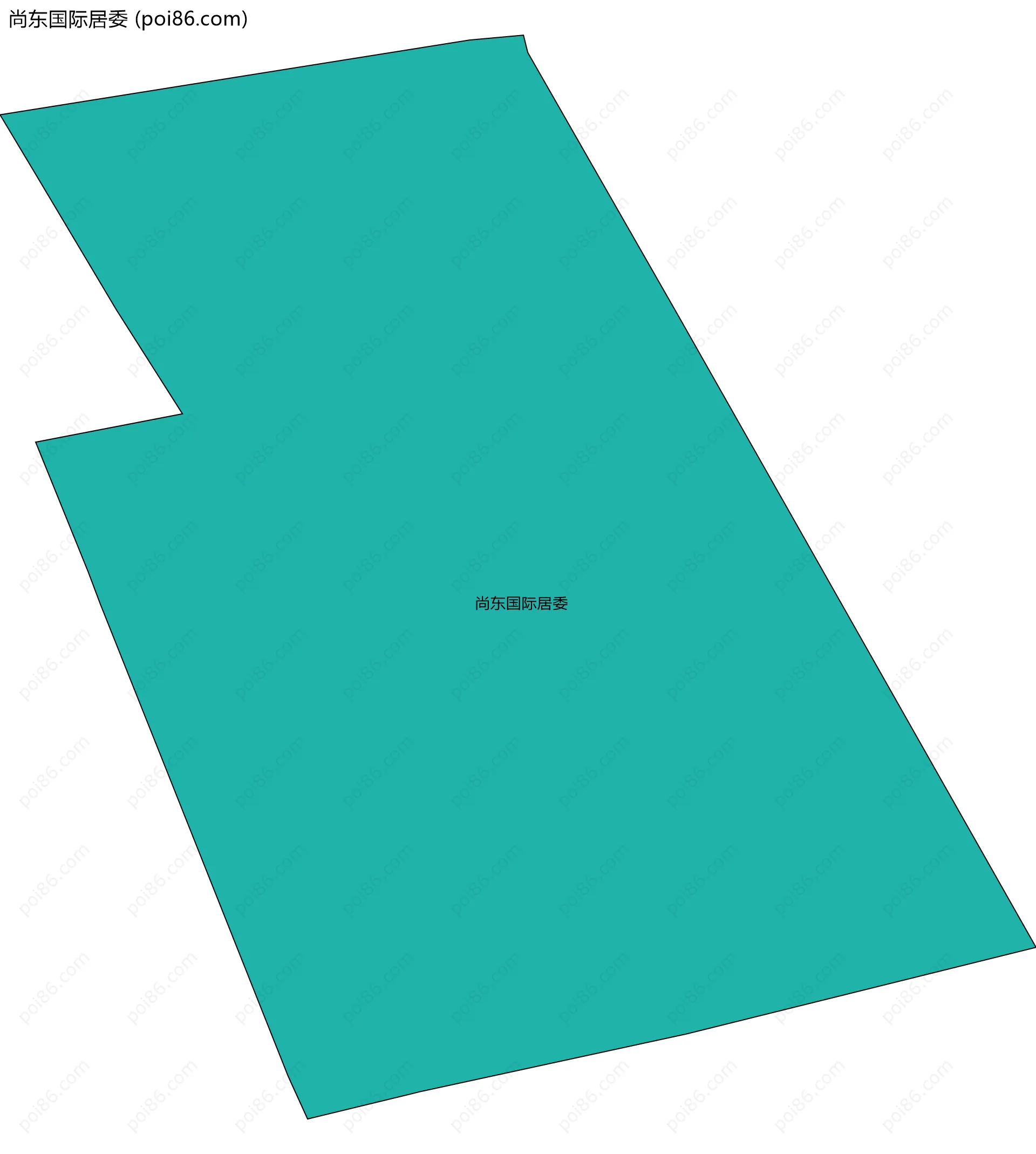 尚东国际居委边界地图