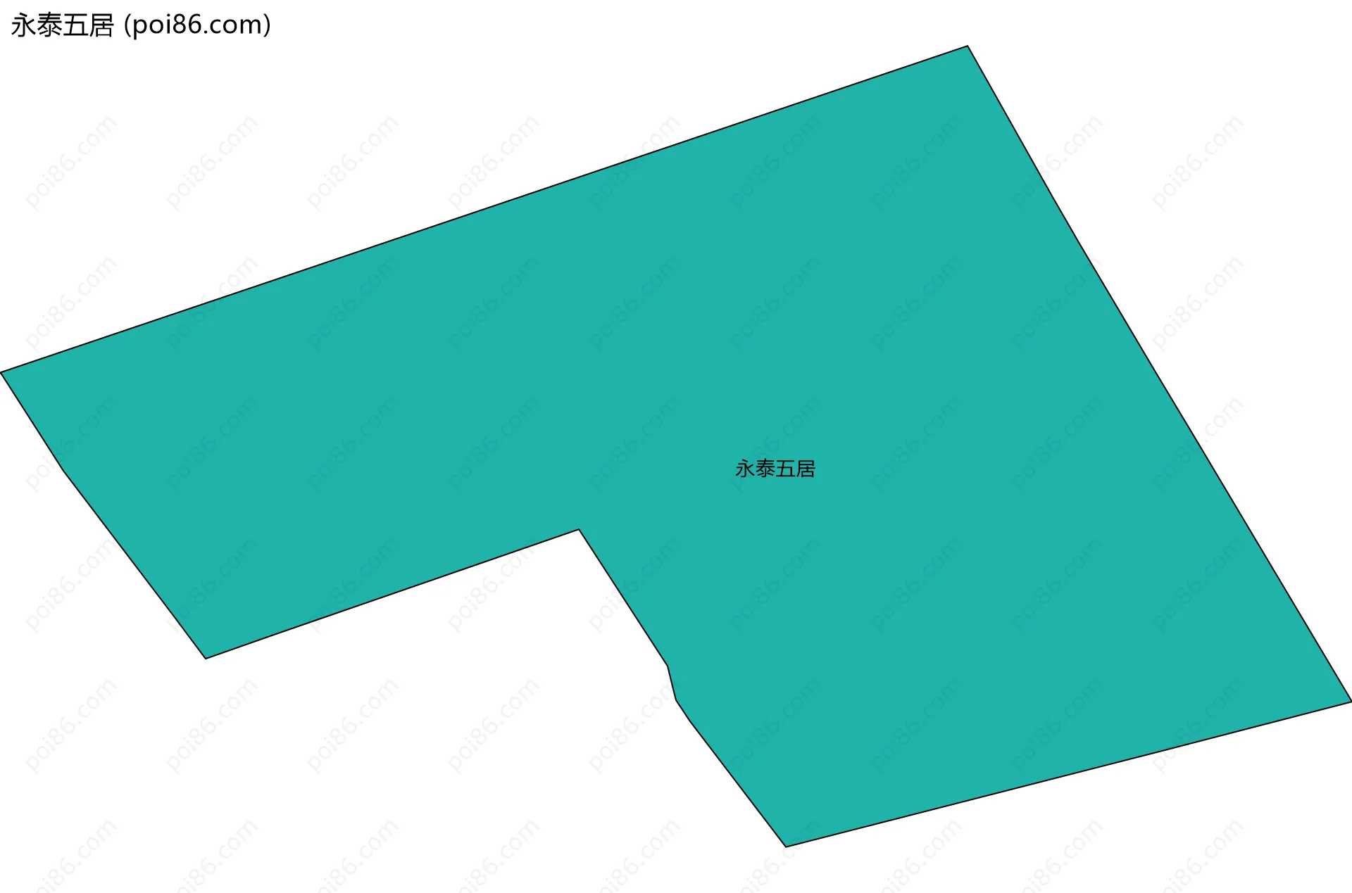 永泰五居边界地图